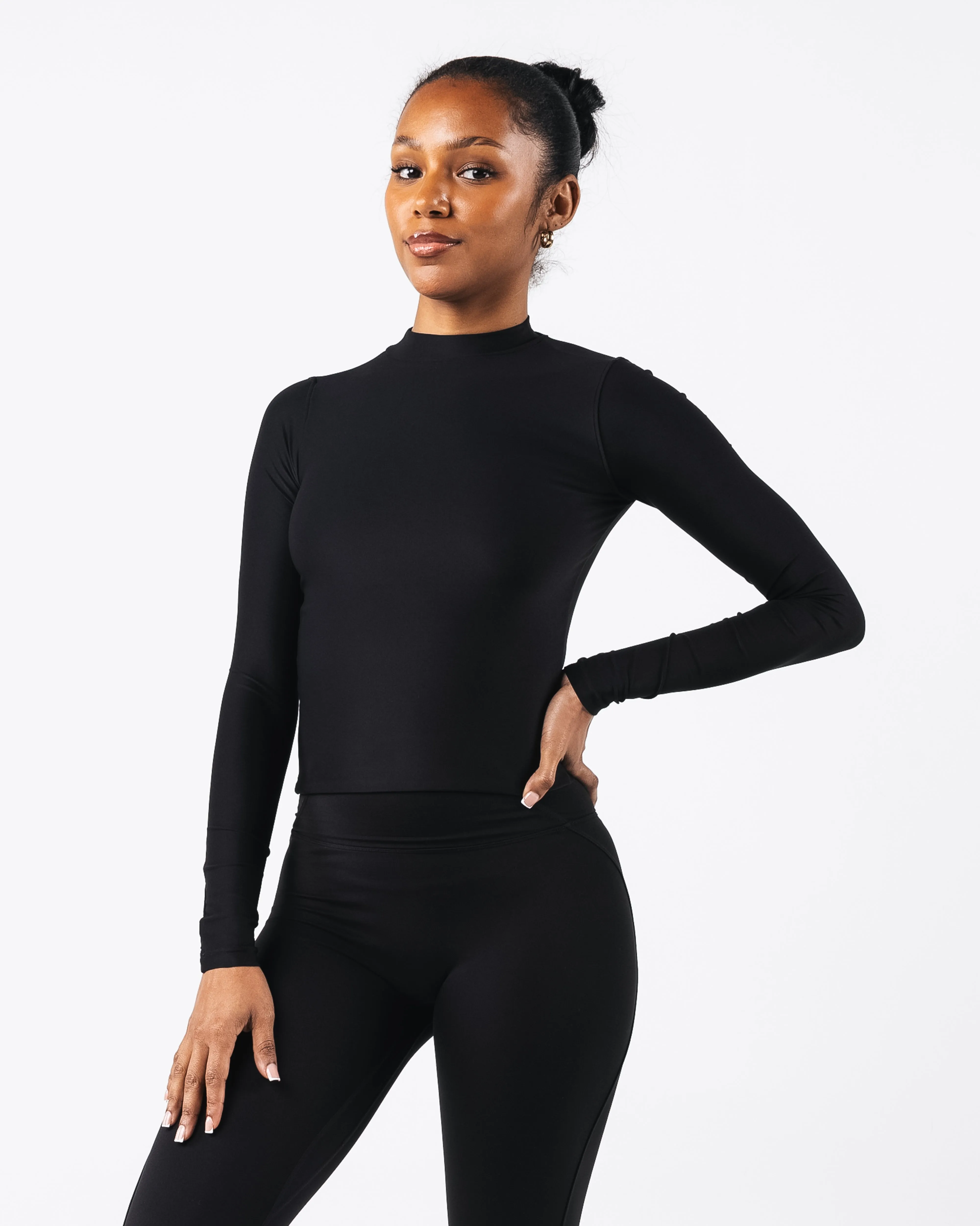 Basics Turtleneck - Black sold by Alphalete product image thumbnail 3