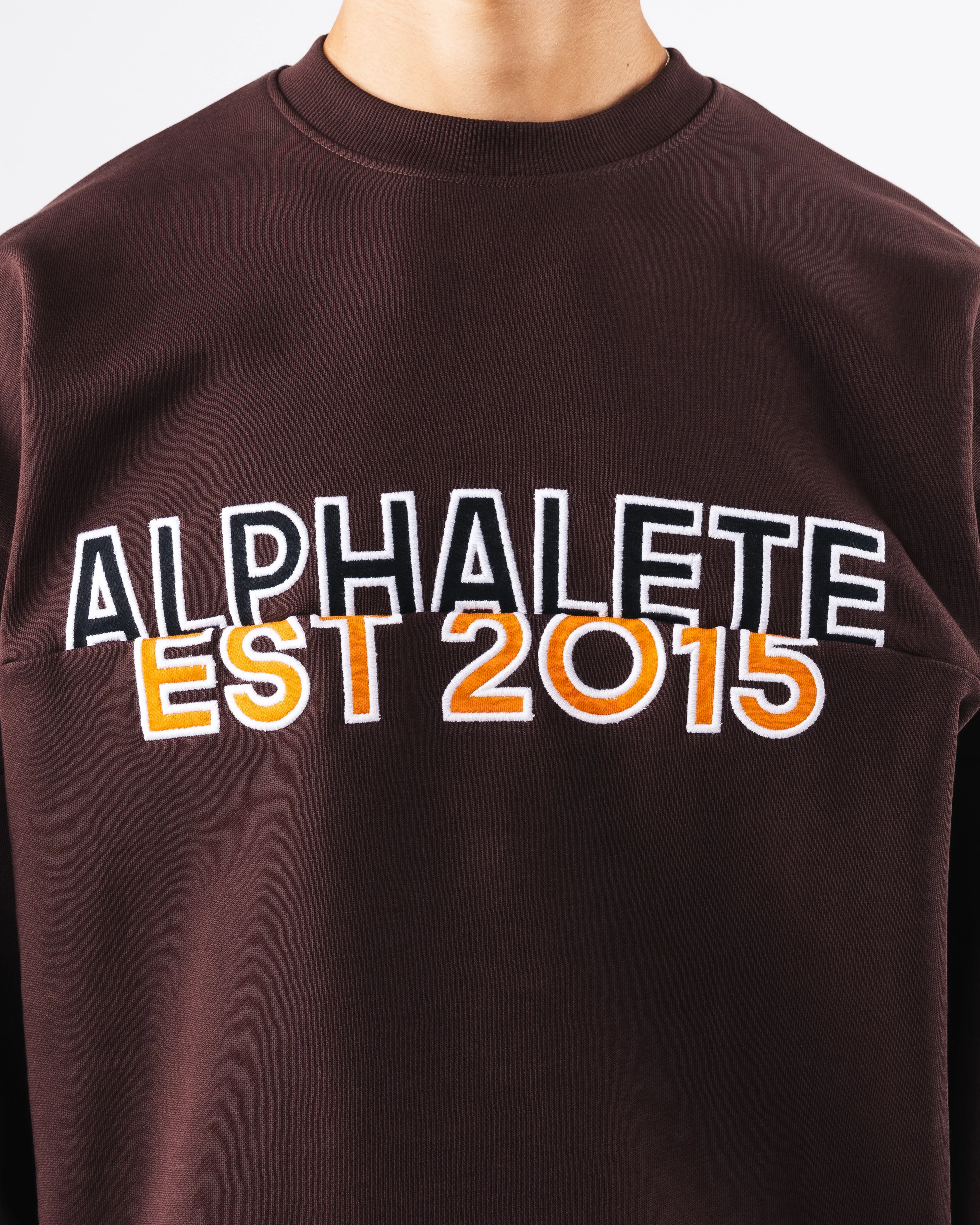 Establishment Split Crewneck - Deep Mauve sold by Alphalete product image thumbnail 5