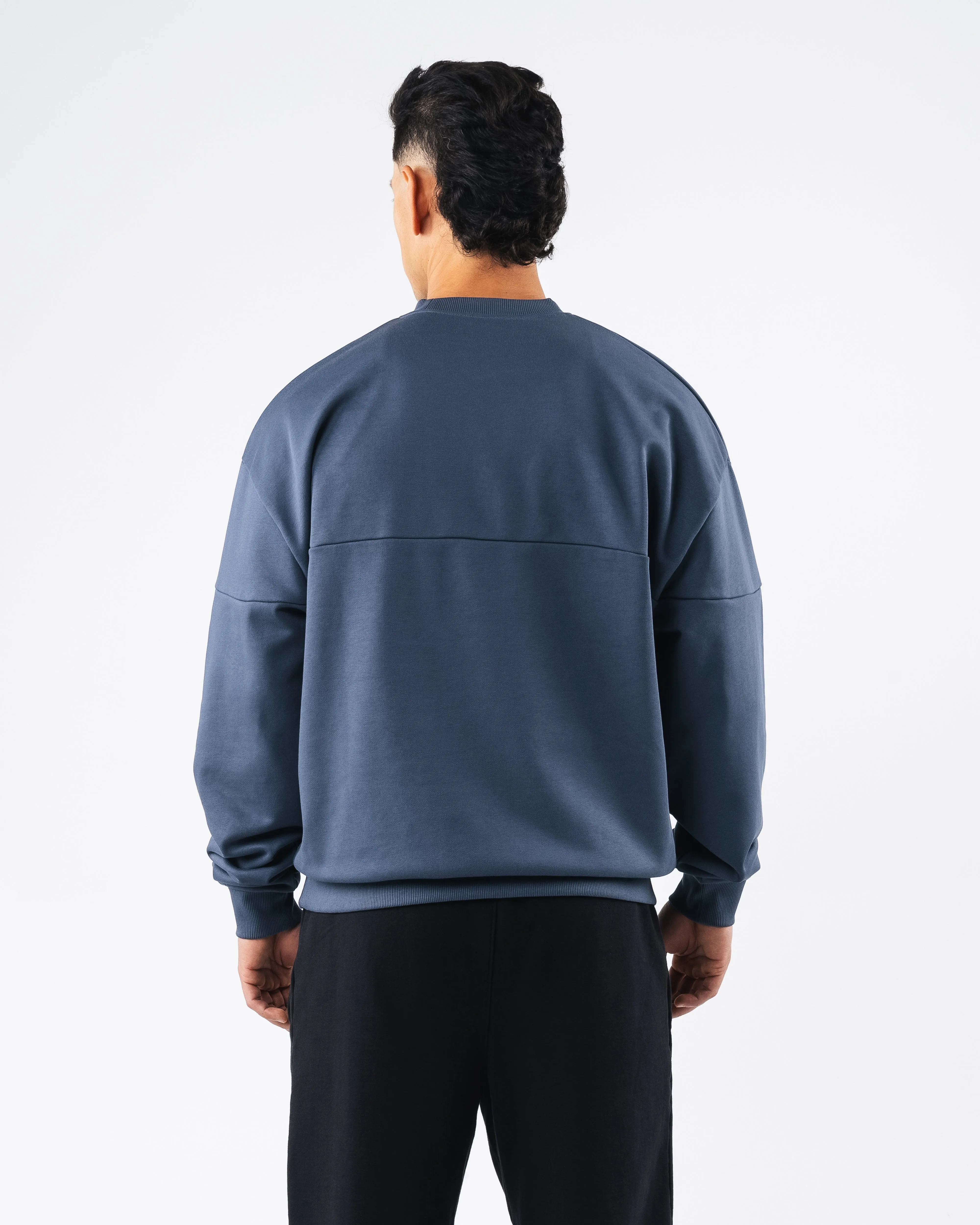 Establishment Split Crewneck - Marine sold by Alphalete product image thumbnail 4