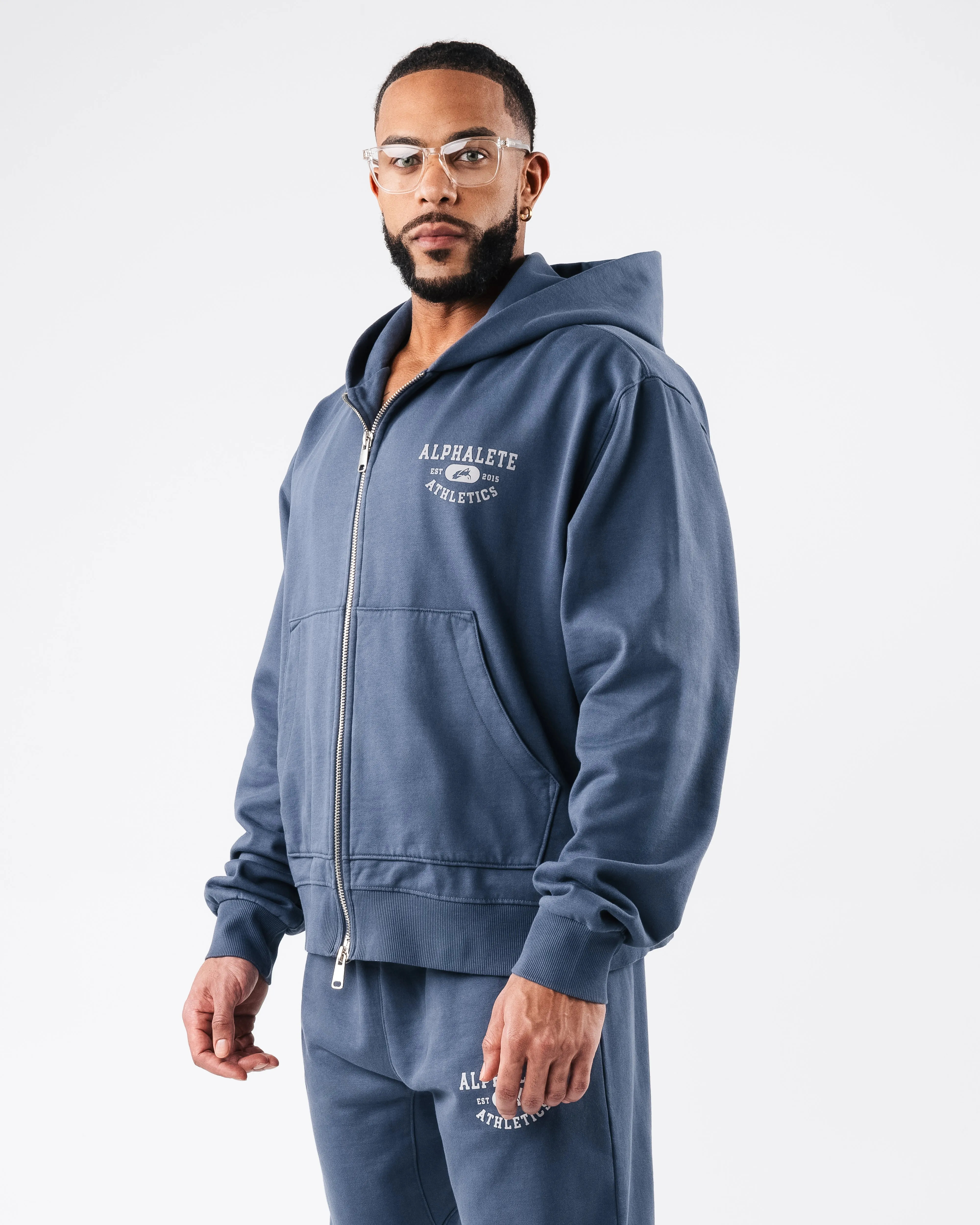 Member Vintage Zip Up - Marine sold by Alphalete product image thumbnail 3