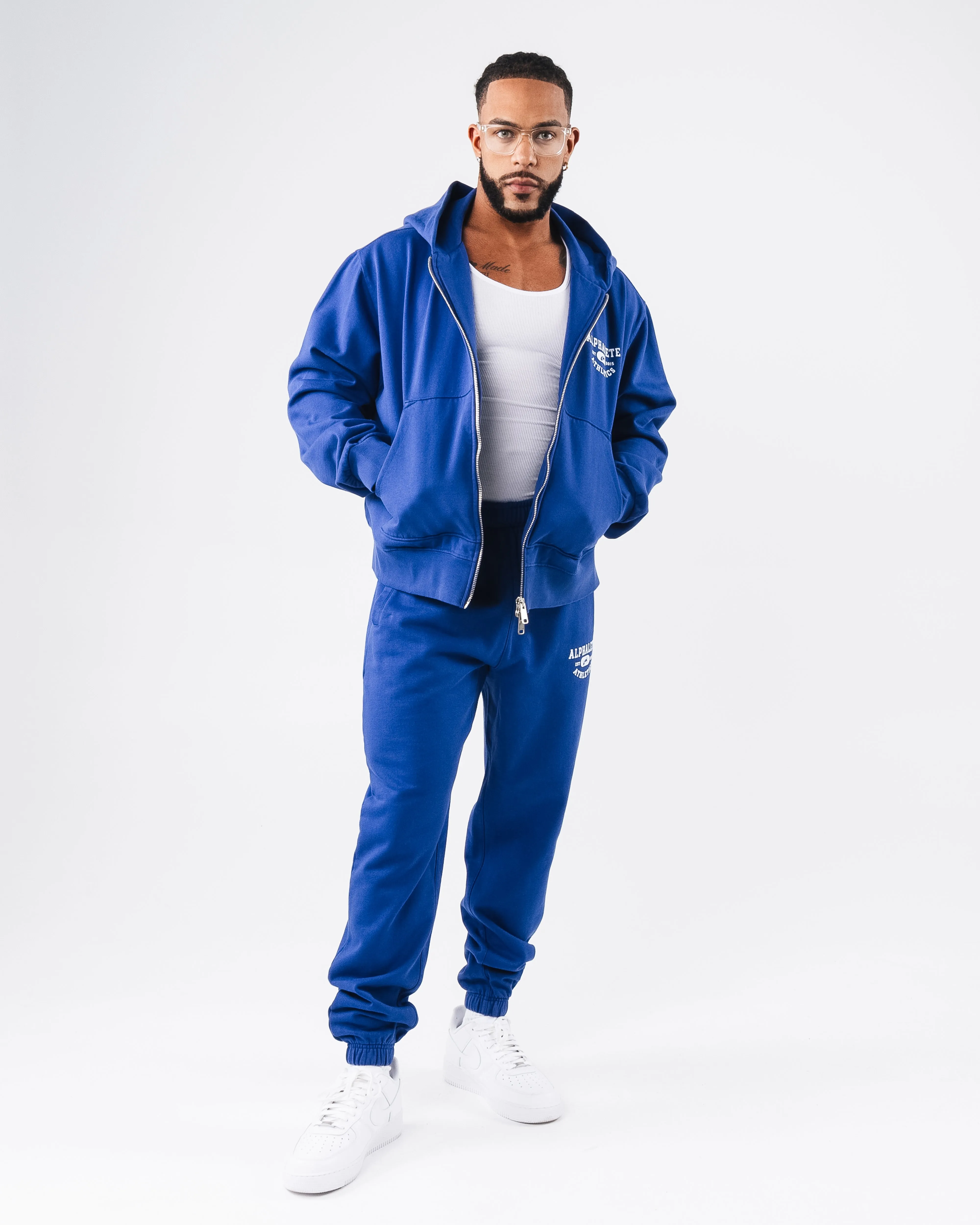 Member Vintage Zip Up - Varsity Blue sold by Alphalete product image thumbnail 2