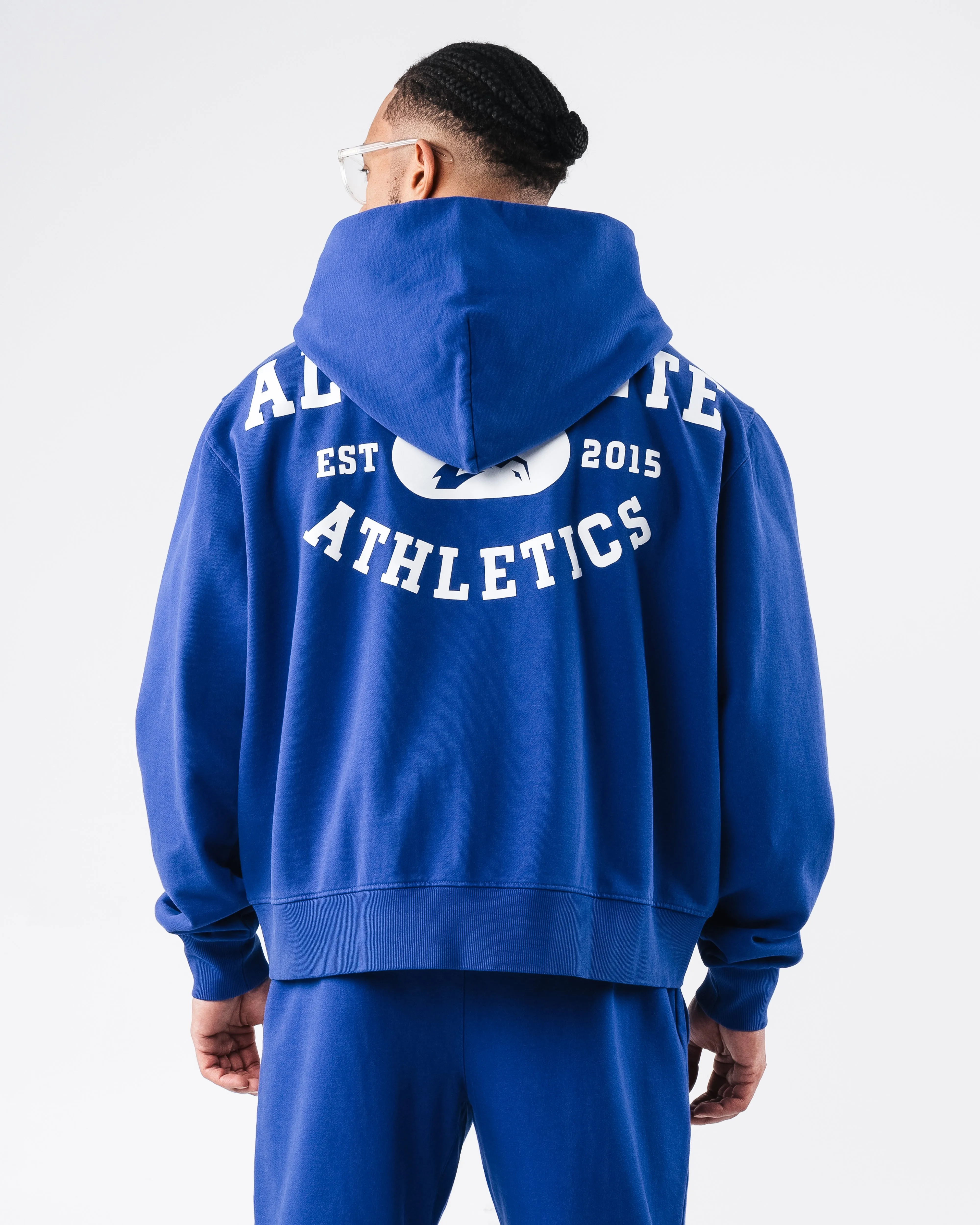 Member Vintage Zip Up - Varsity Blue sold by Alphalete product image thumbnail 4