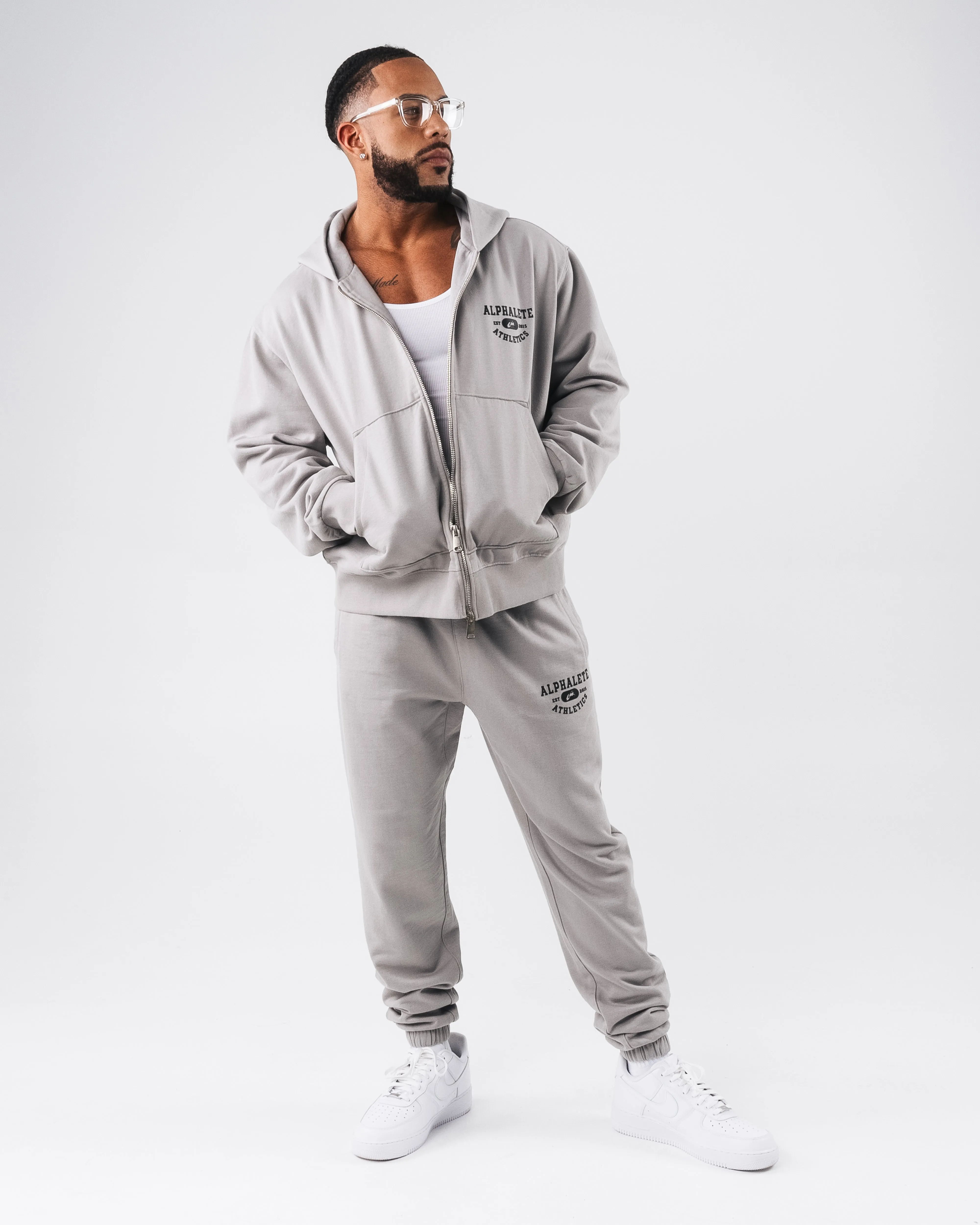 Member Vintage Zip Up - Chrome sold by Alphalete product image thumbnail 2