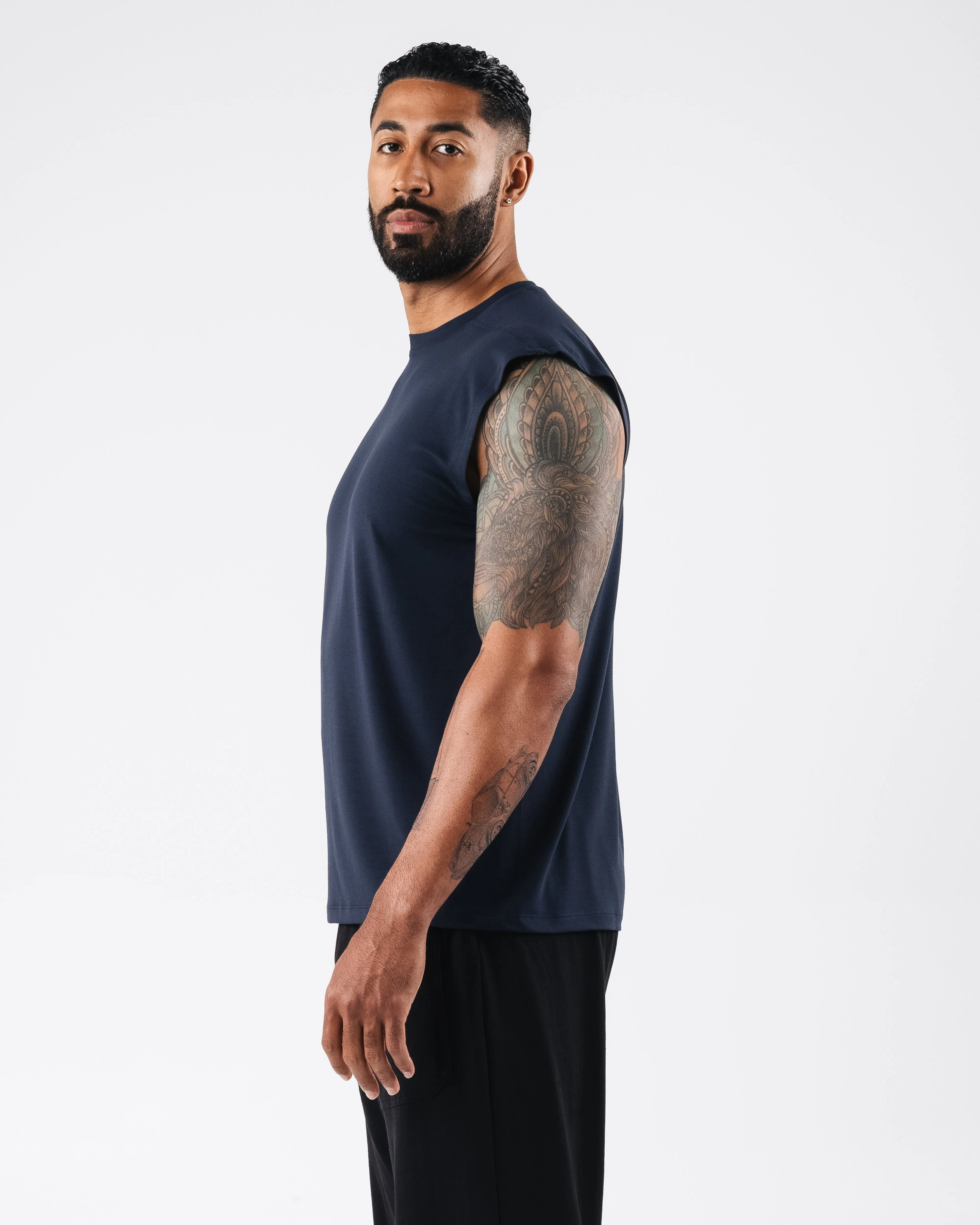 Zero Accent Tank - Dark Navy sold by Alphalete product image thumbnail 3