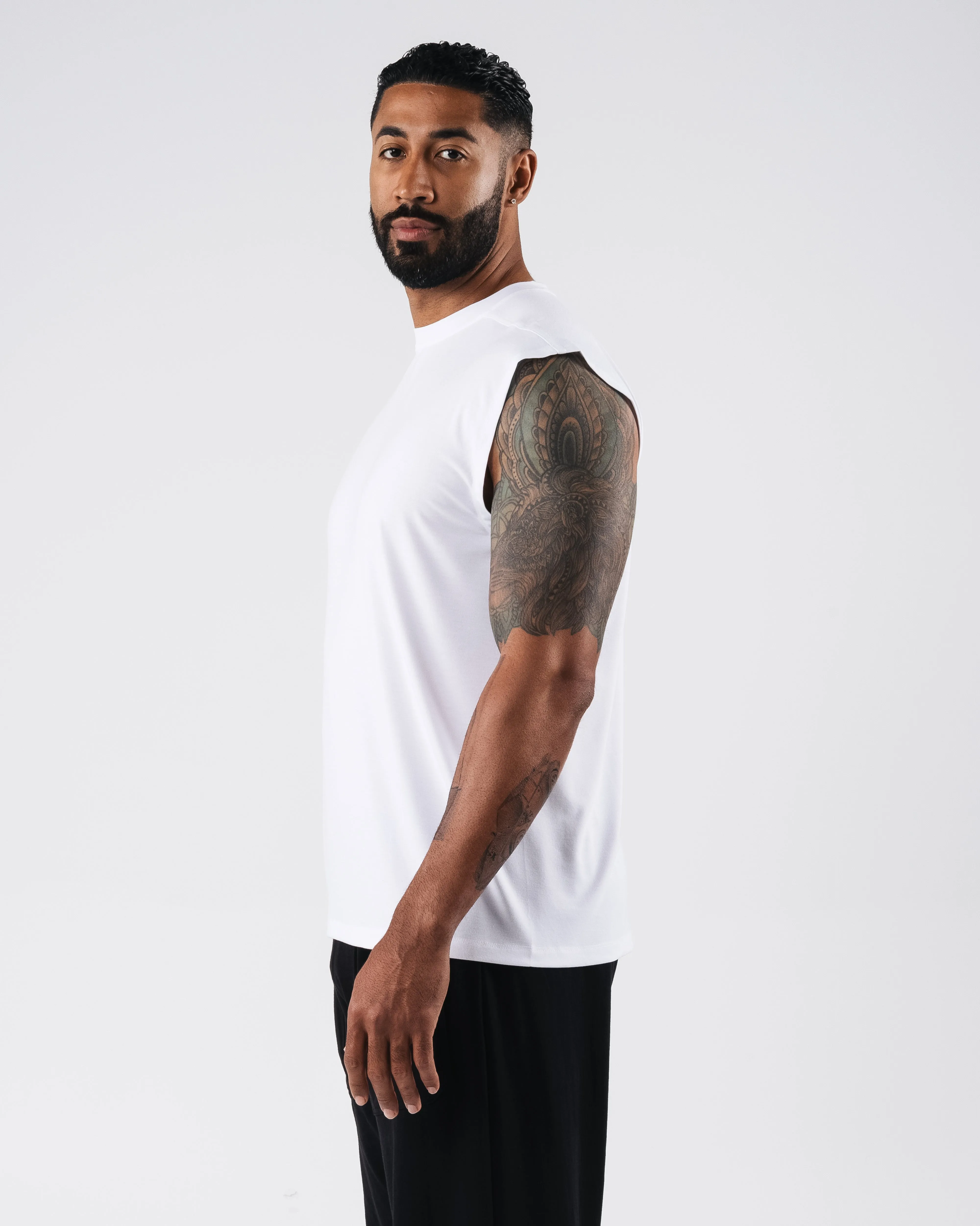 Zero Accent Tank - White sold by Alphalete product image thumbnail 3