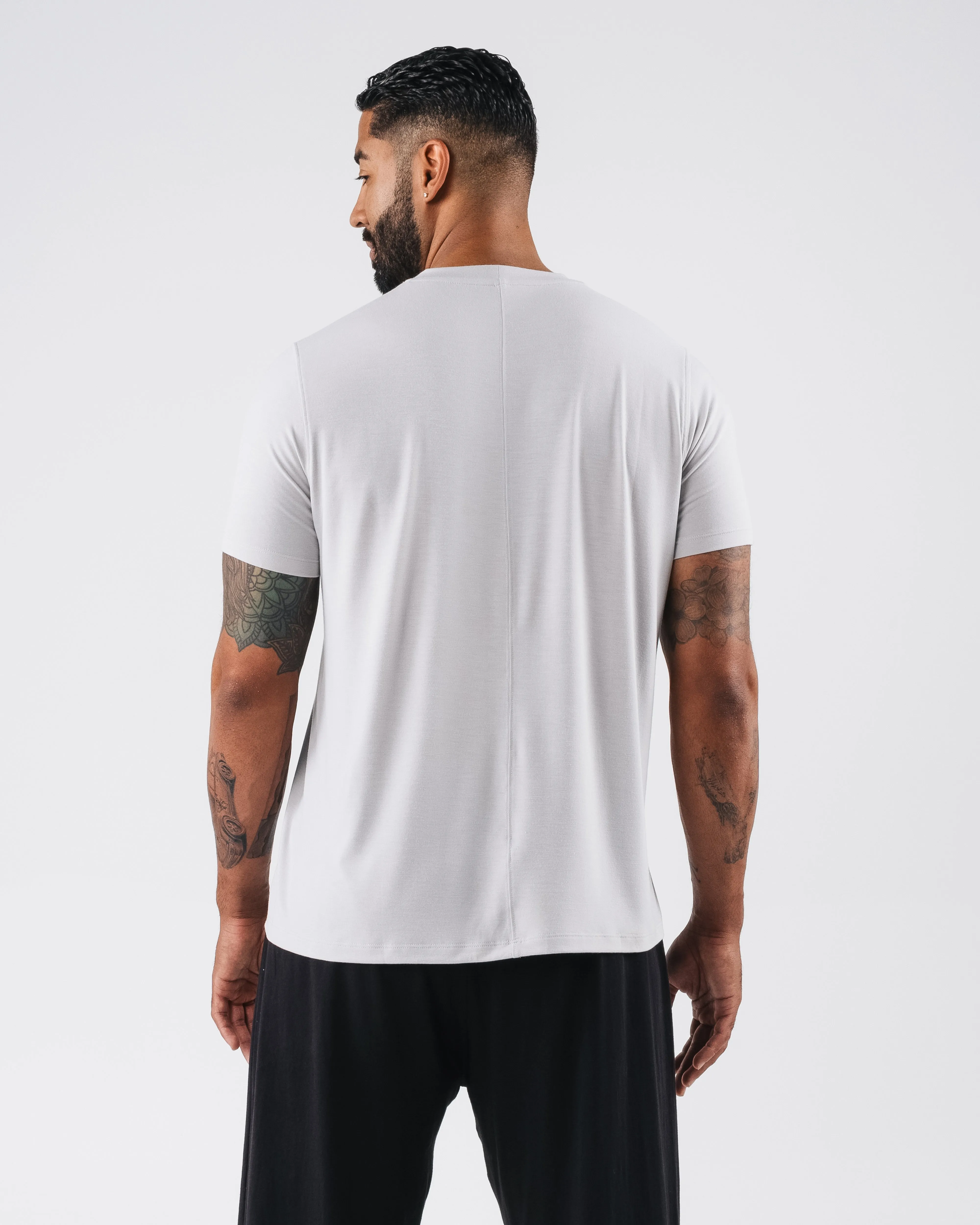 Zero Accent Tee - Light Grey sold by Alphalete product image thumbnail 4