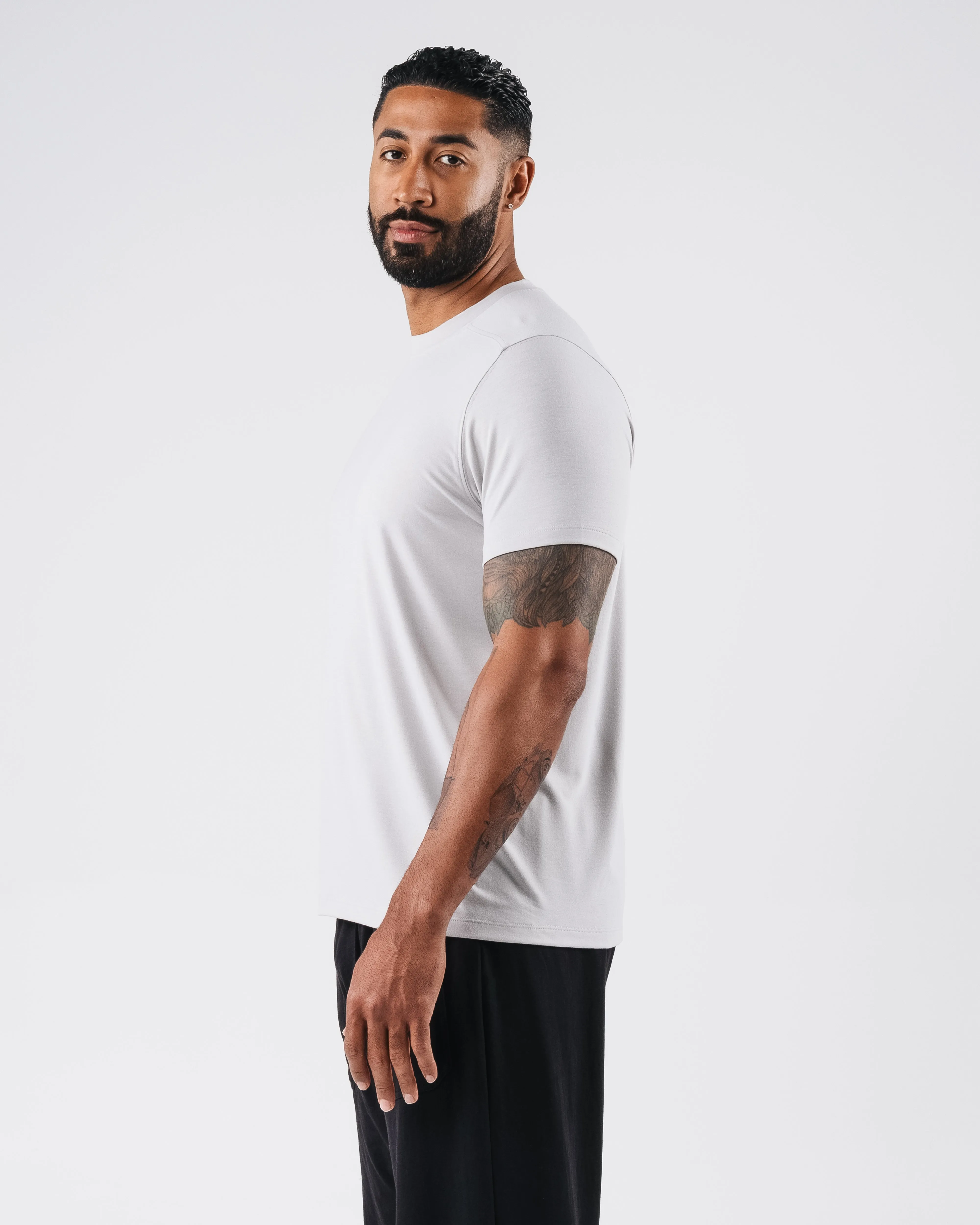 Zero Accent Tee - Light Grey sold by Alphalete product image thumbnail 3