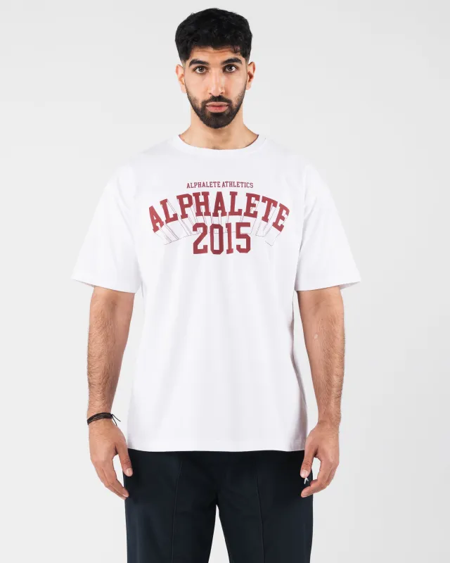 Champion Tee - White sold by Alphalete