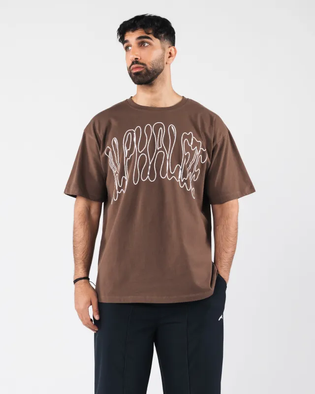 Aire Tee - Dark Brown sold by Alphalete