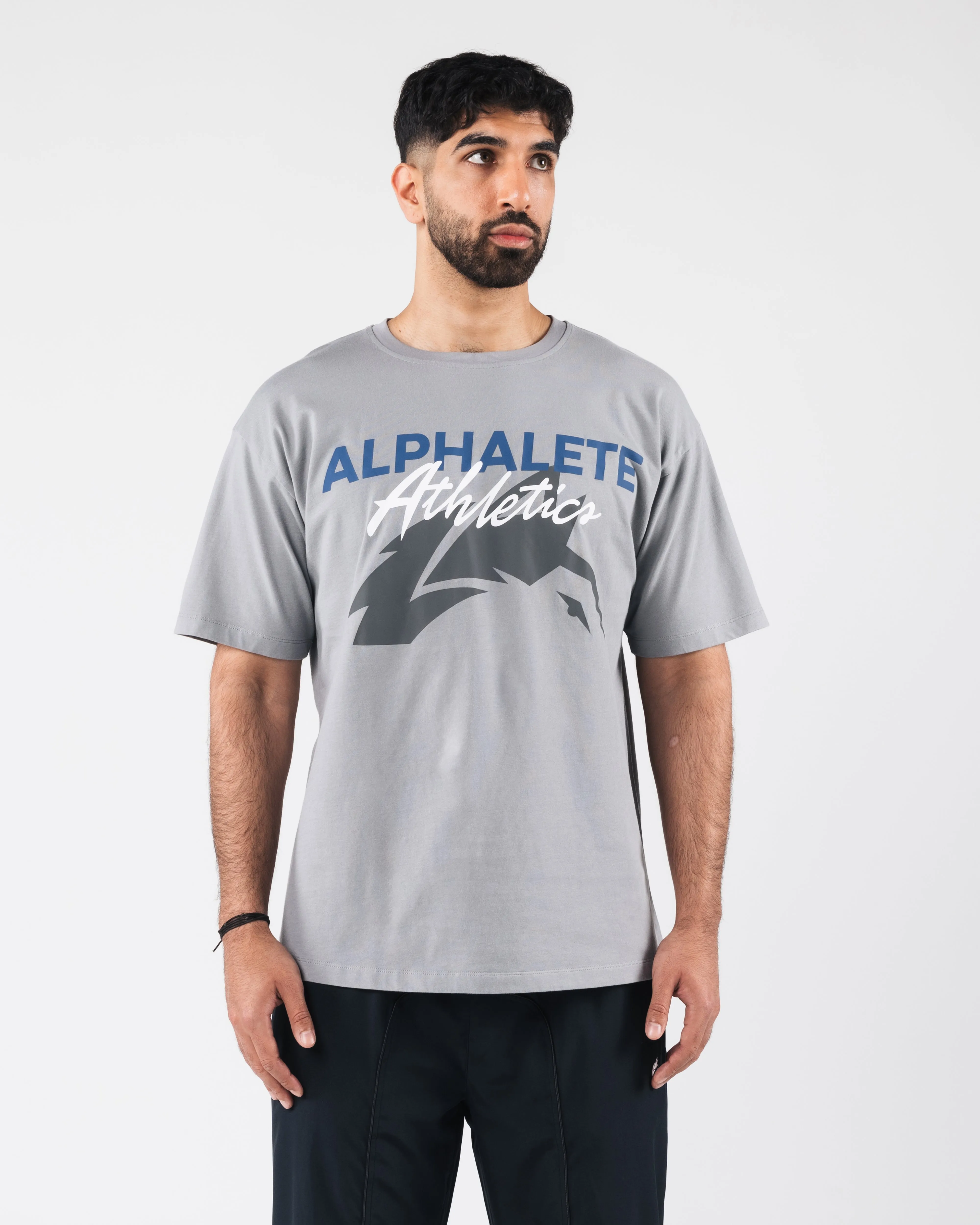 Racing Tee - Grey sold by Alphalete