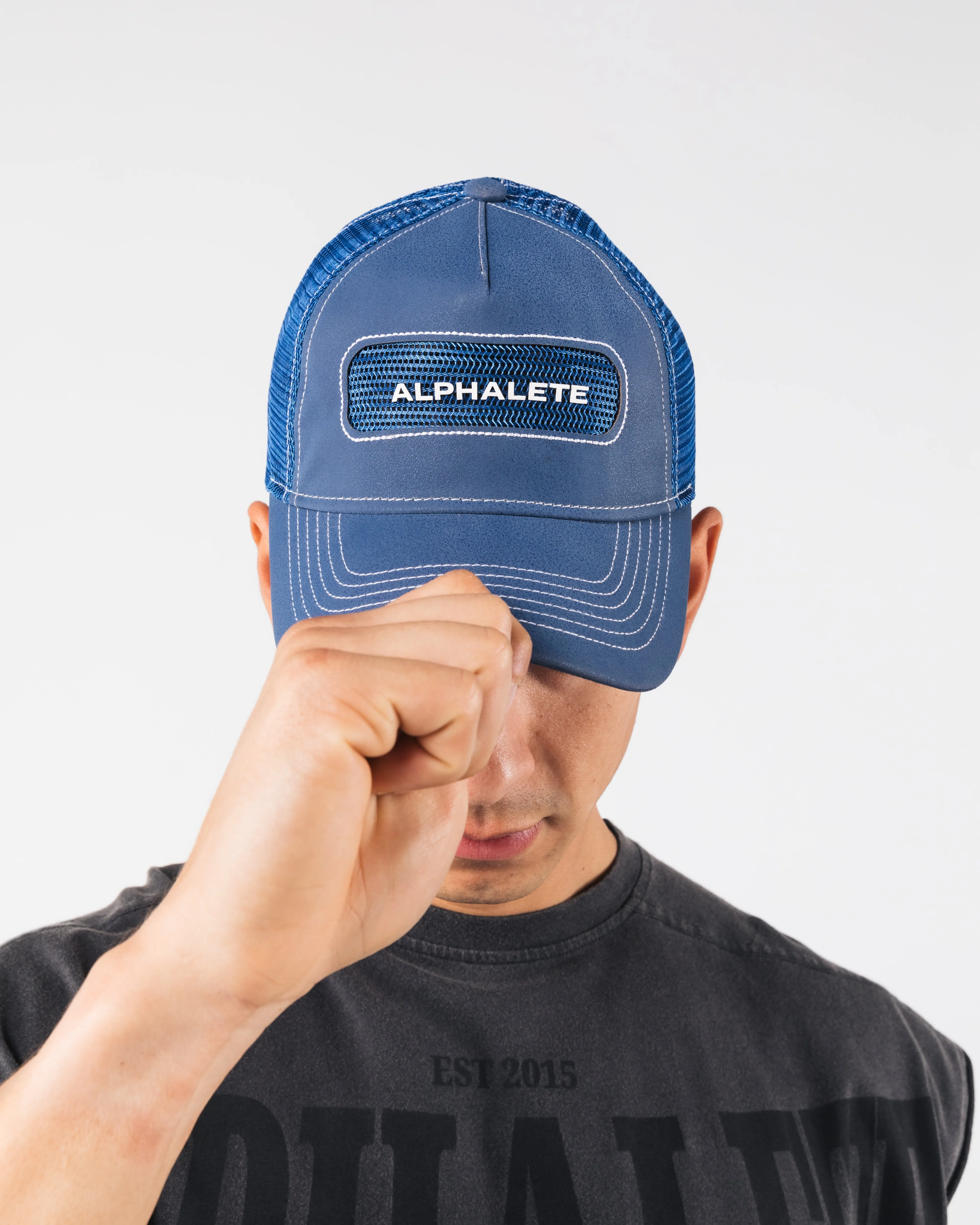 Core Trucker Hat - Varsity Blue sold by Alphalete