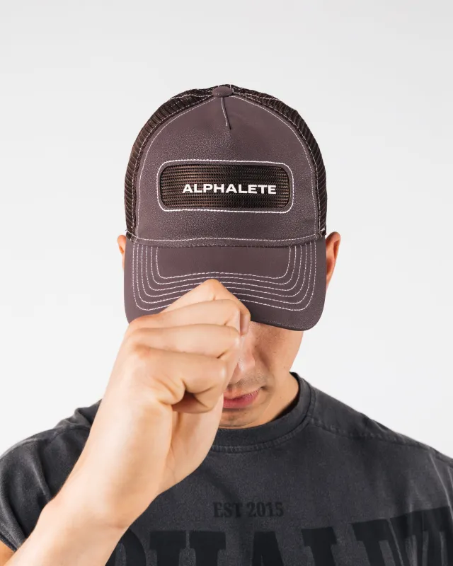 Core Trucker Hat - Deep Mauve sold by Alphalete