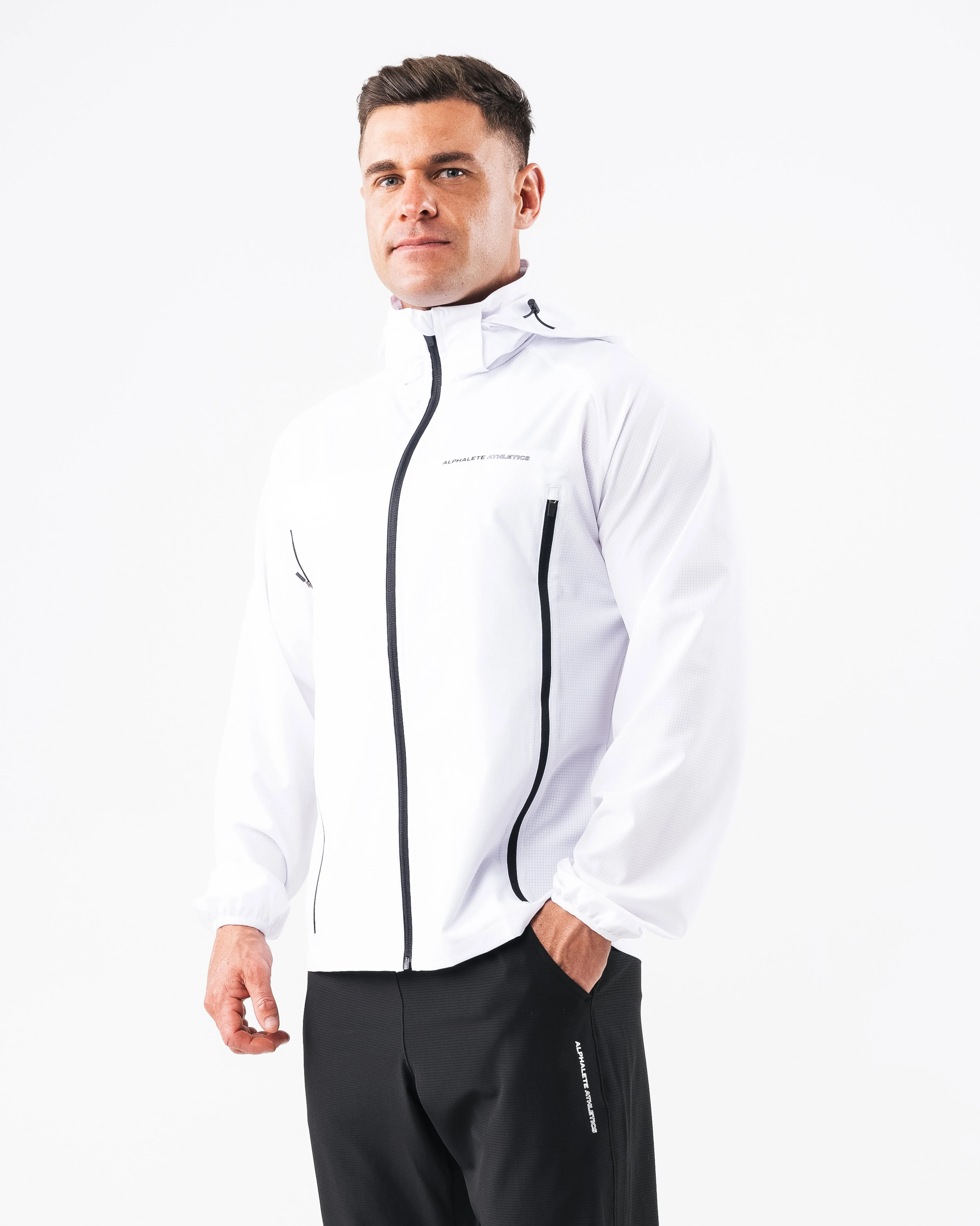 Infinity Tech Jacket - White sold by Alphalete product image thumbnail 3