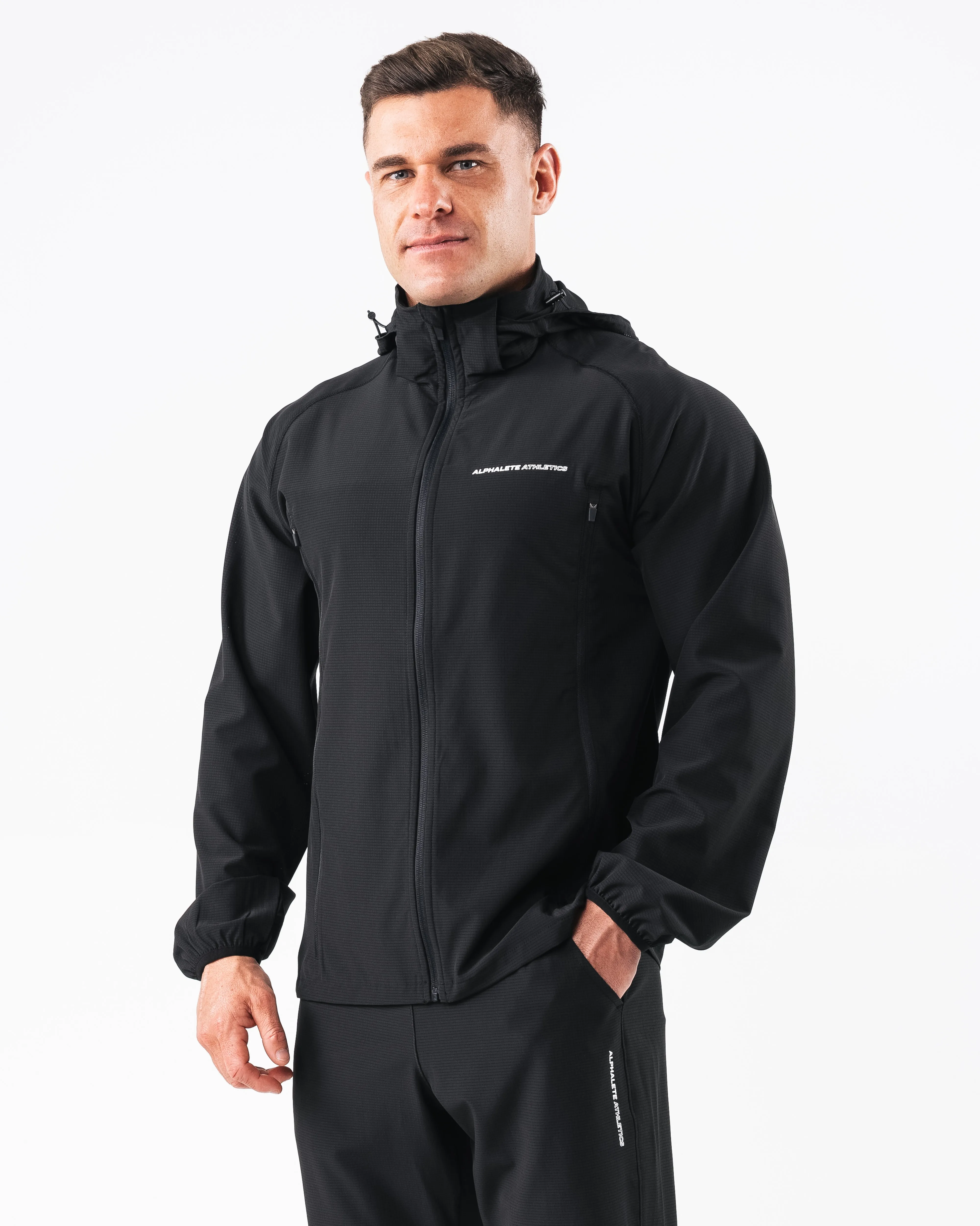 Infinity Tech Jacket - Black sold by Alphalete product image thumbnail 3