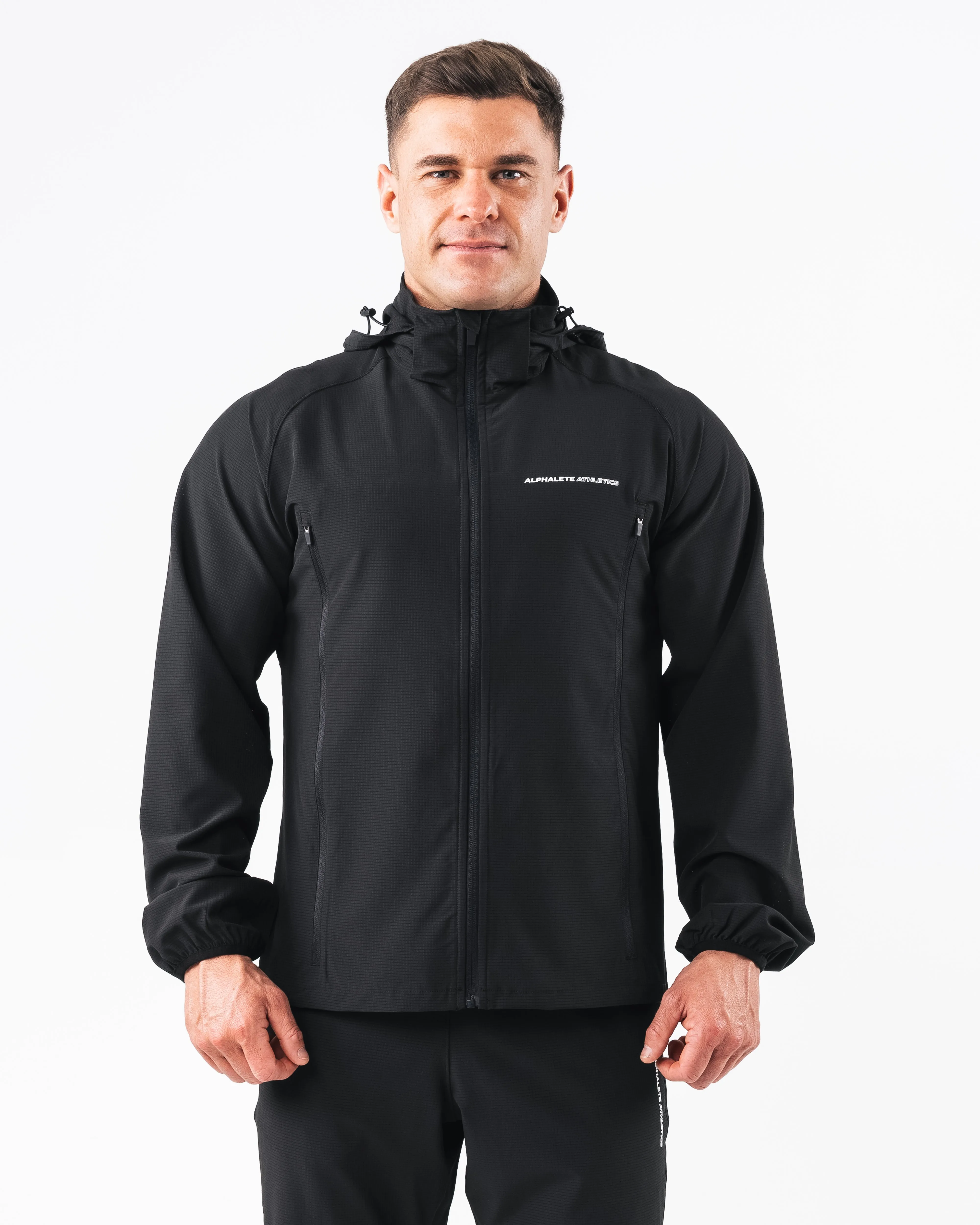 Infinity Tech Jacket - Black sold by Alphalete