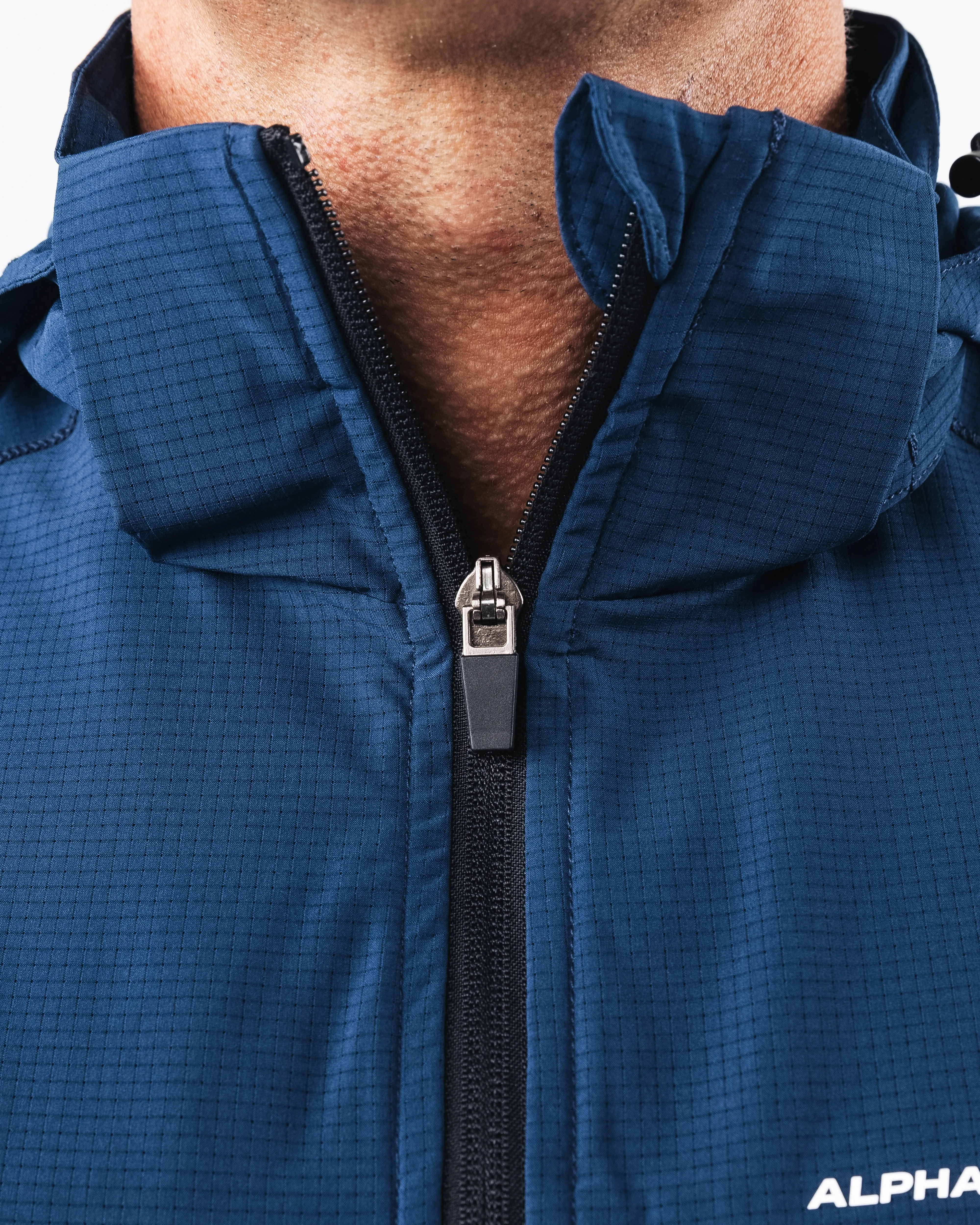 Infinity Tech Jacket - Denim sold by Alphalete product image thumbnail 5