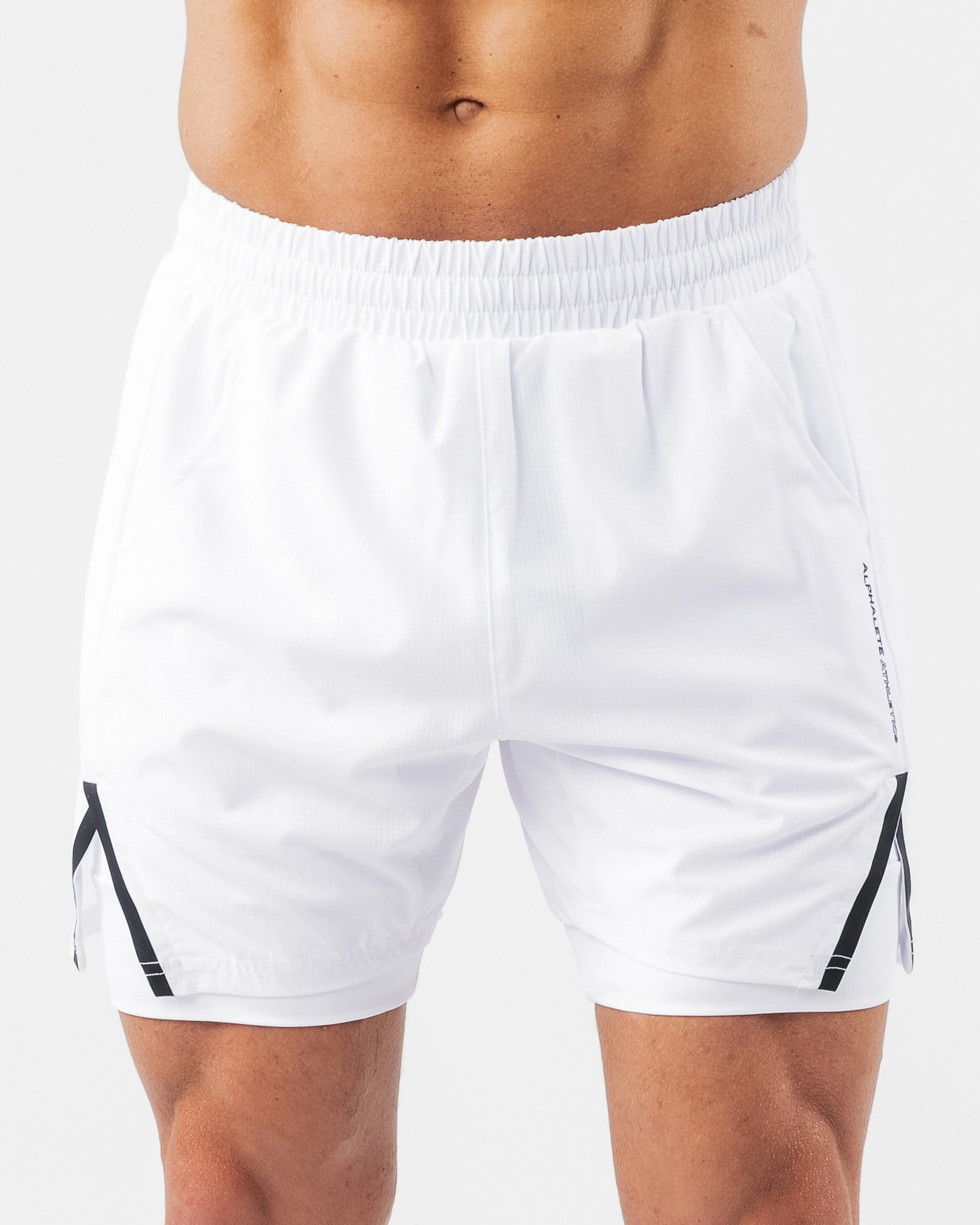 Infinity Short - White sold by Alphalete