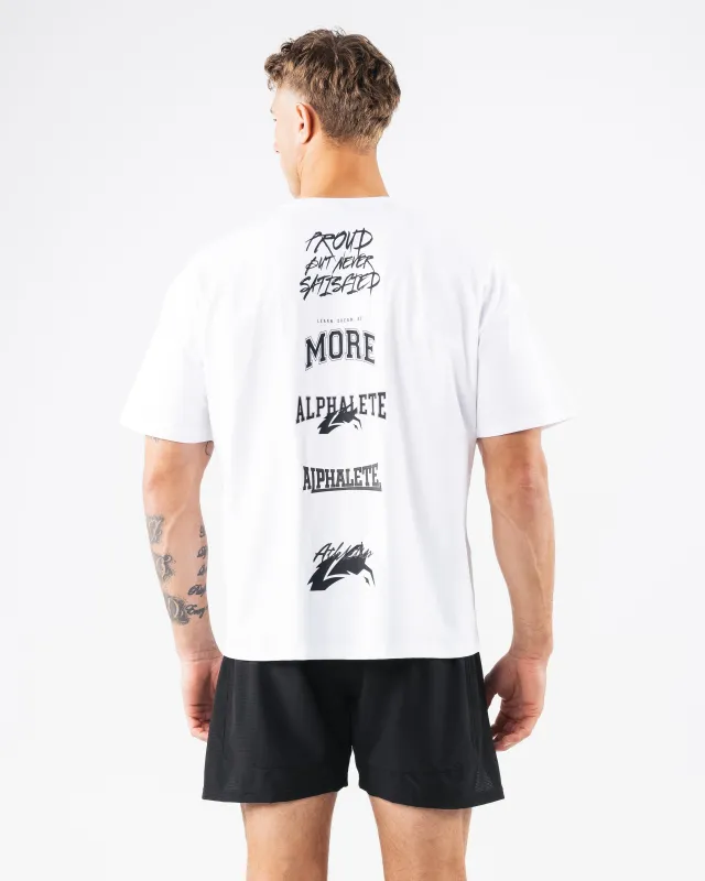 Anniversary Tee - White made by Alphalete