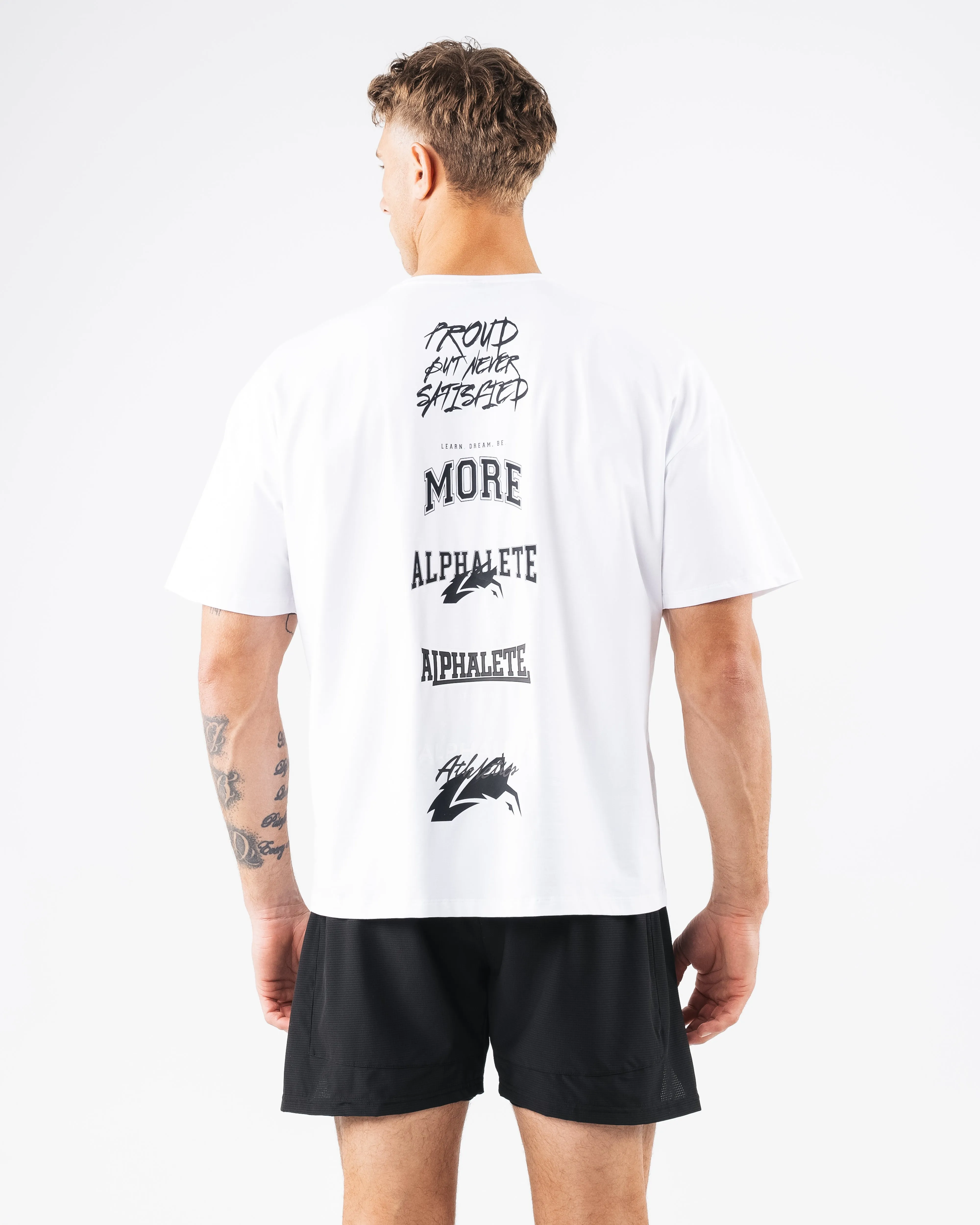 Anniversary Tee - White sold by Alphalete