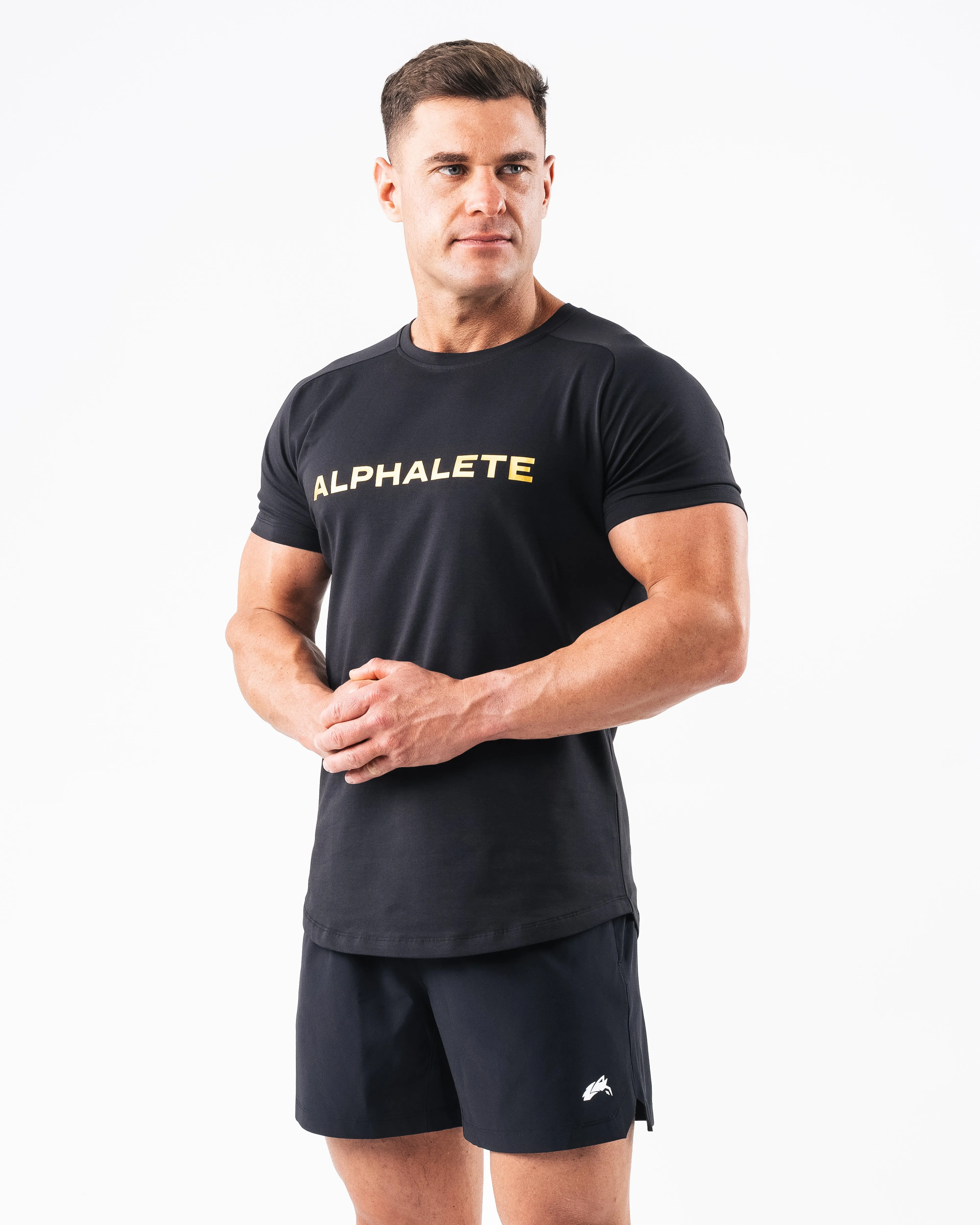 Core Tee - Black / Gold sold by Alphalete product image thumbnail 3