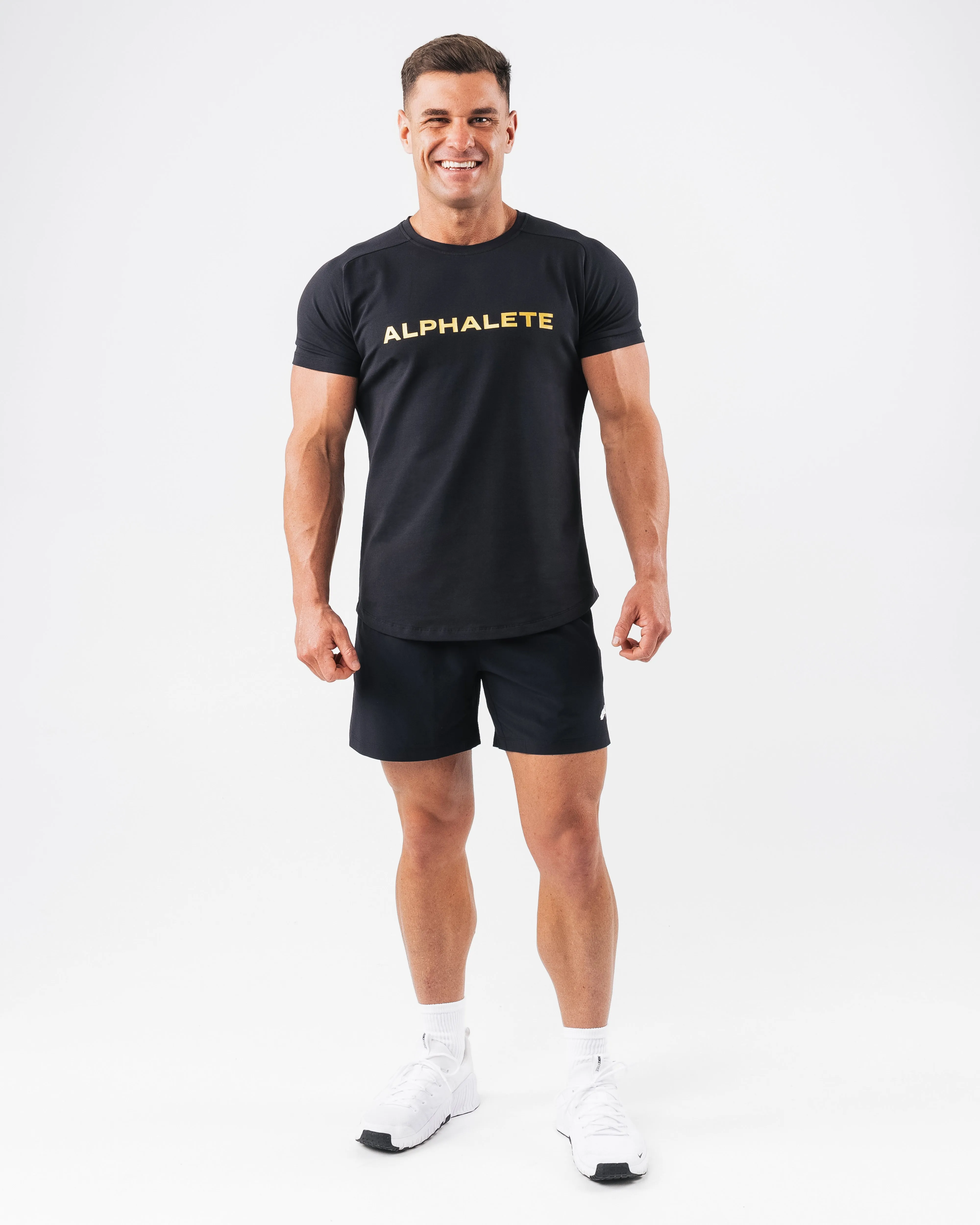 Core Tee - Black / Gold sold by Alphalete product image thumbnail 2