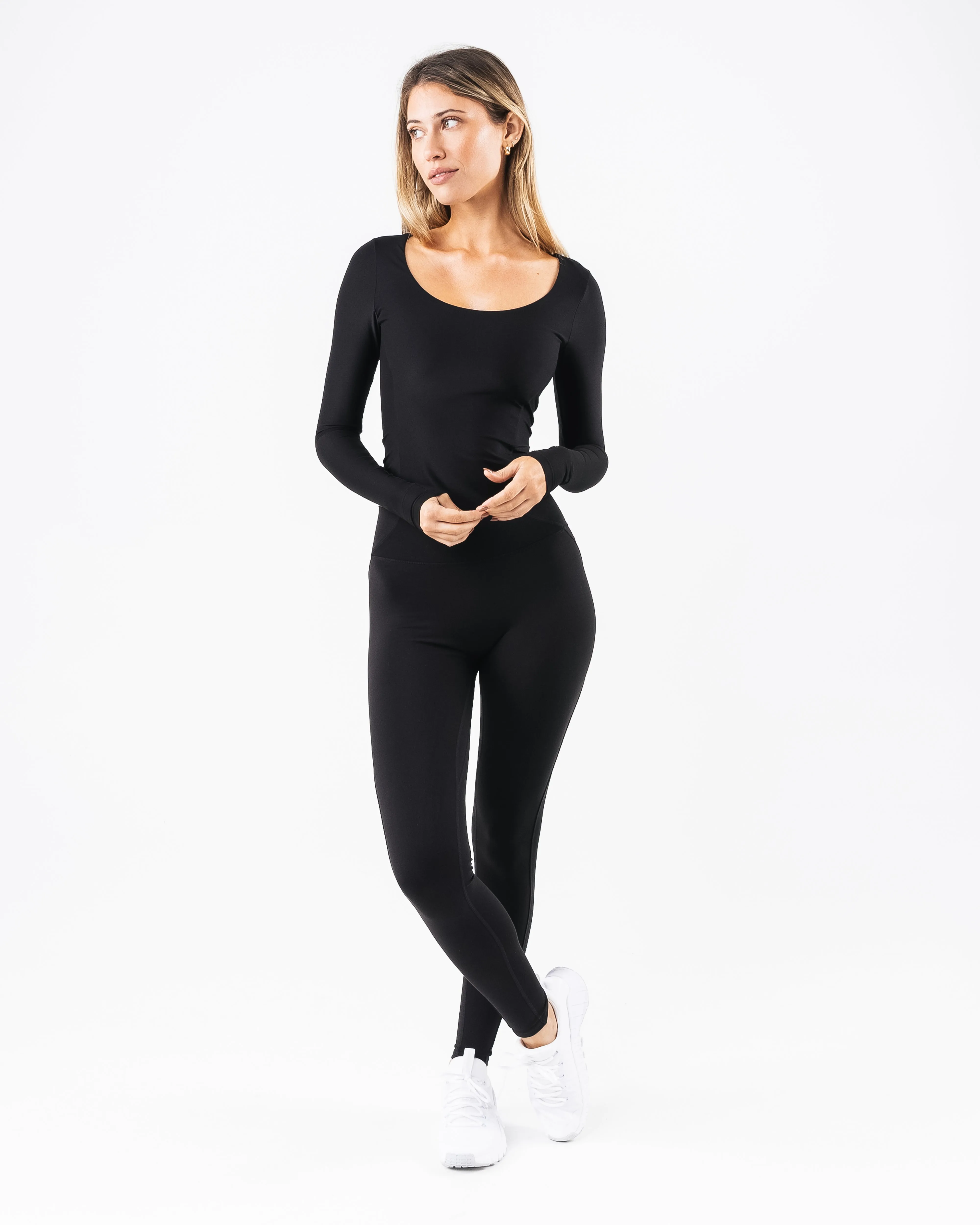 Basics Long Sleeve - Black sold by Alphalete product image thumbnail 2