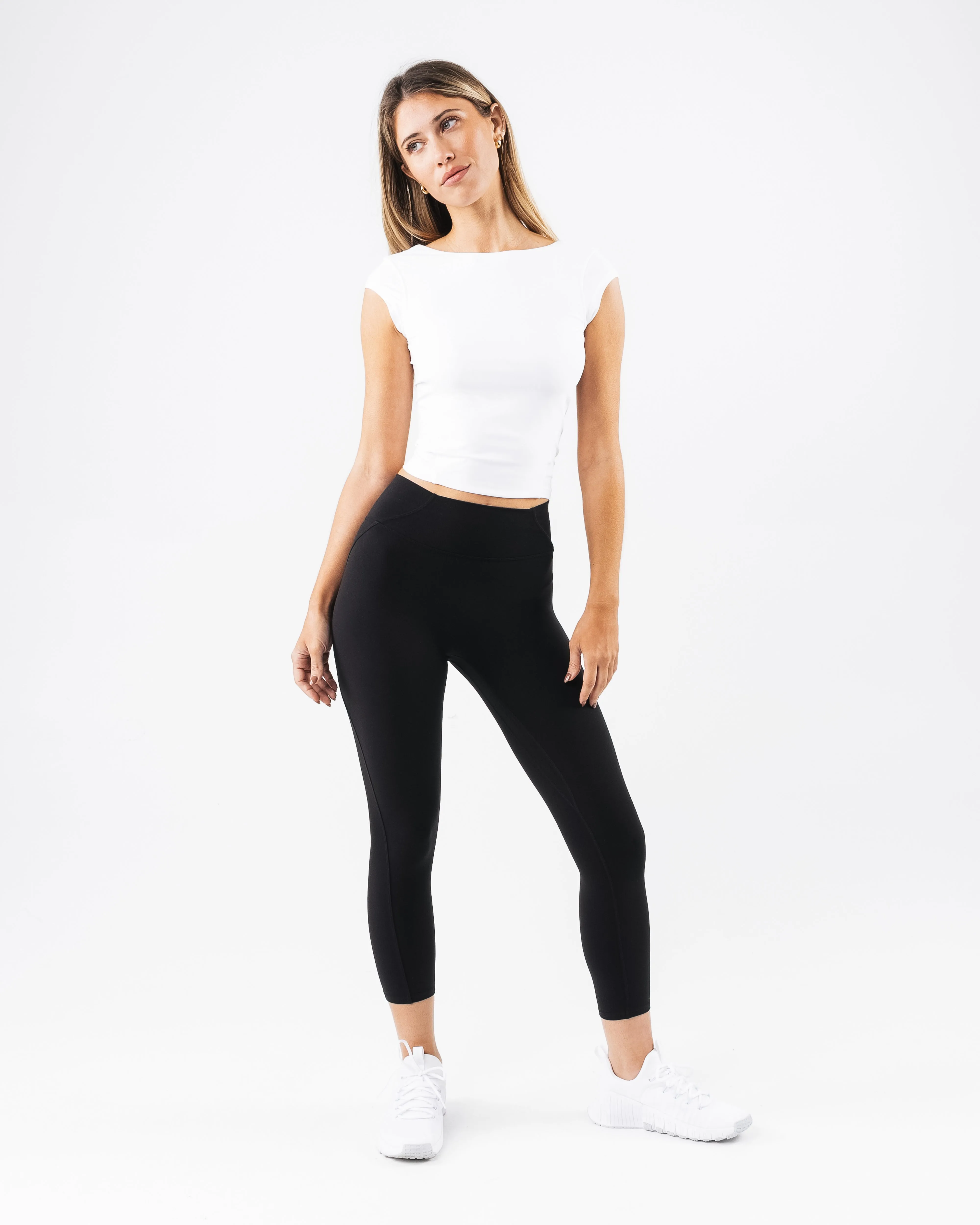 Basics Open Back Top - White sold by Alphalete product image thumbnail 2