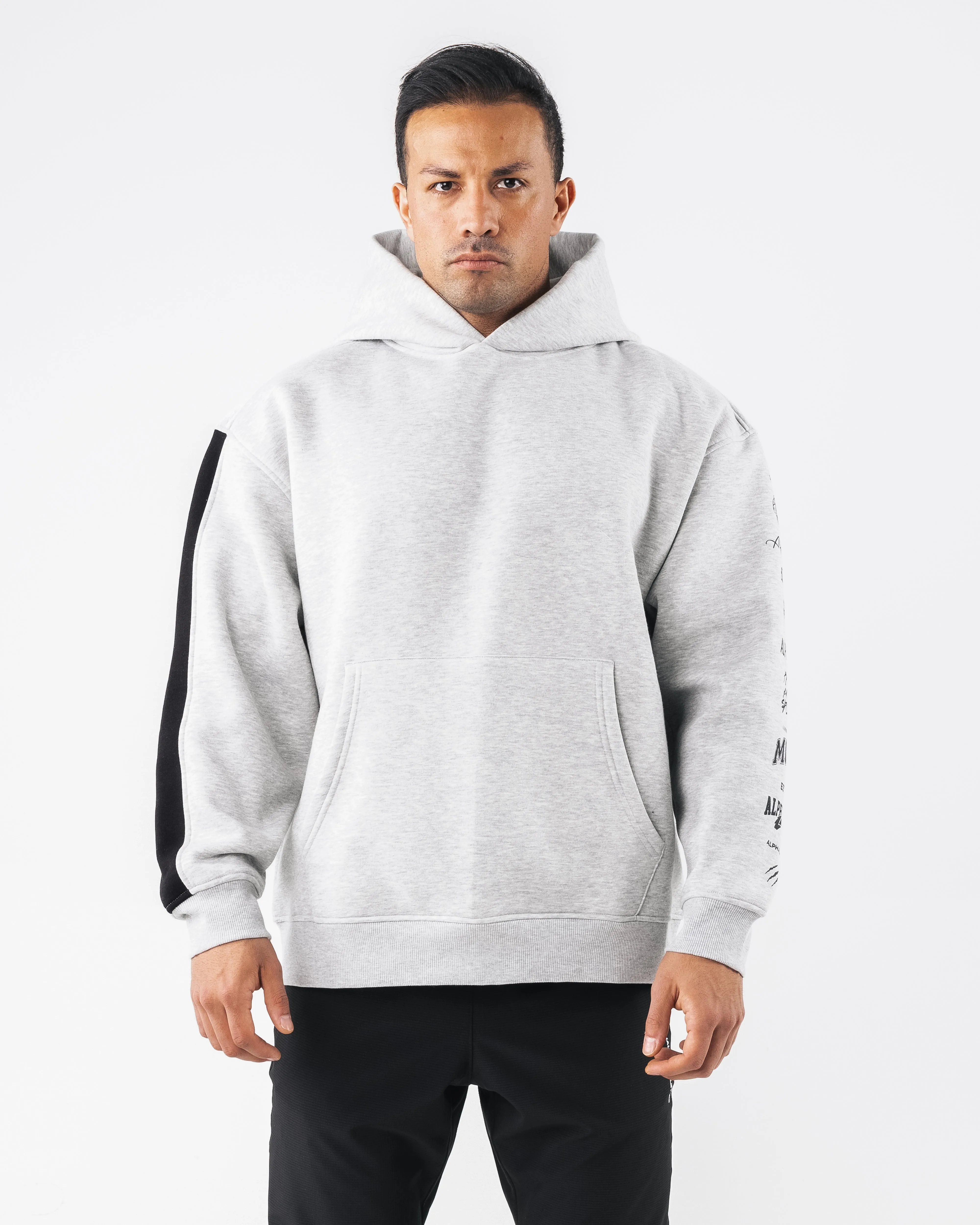 Core Stripe Hoodie - Heather Grey sold by Alphalete product image thumbnail 2