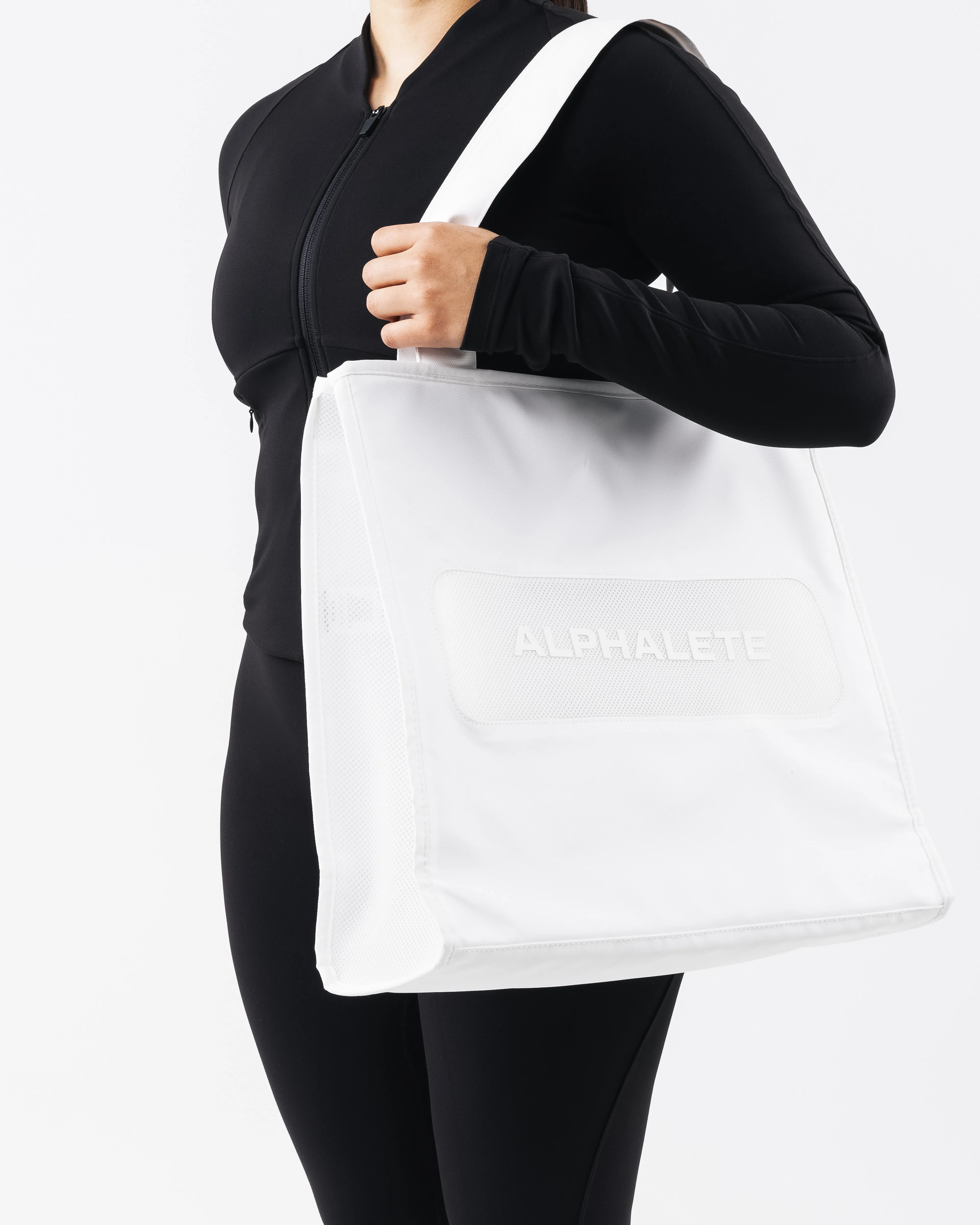 Mesh Tote Bag - White sold by Alphalete product image thumbnail 3