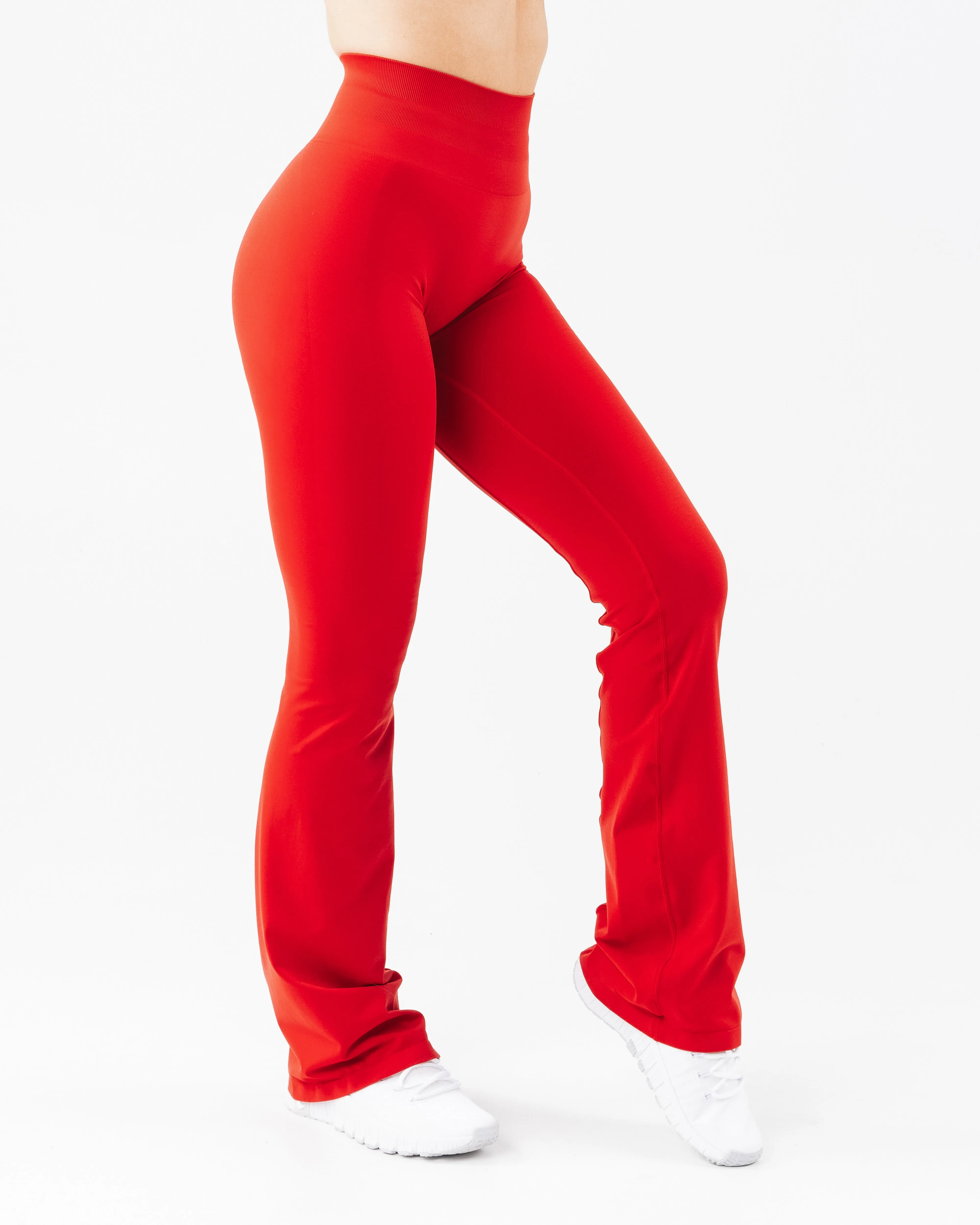Amplify Ultra-High Rise Flared Pant - Formula Red sold by Alphalete product image thumbnail 5
