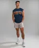 Dark Haven Cut Off - Varsity Blue sold by Alphalete