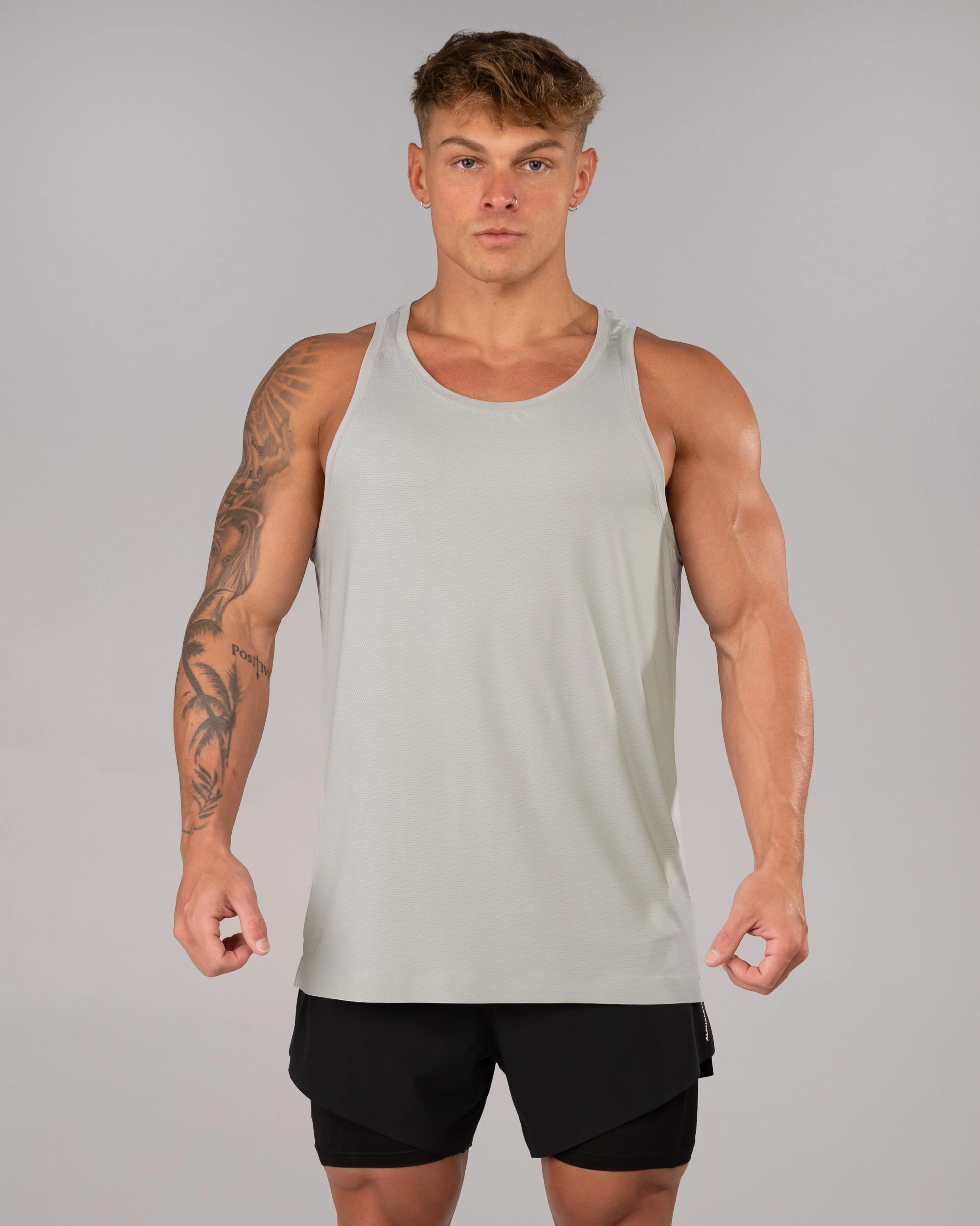 Racer Tank - Cloud sold by Alphalete