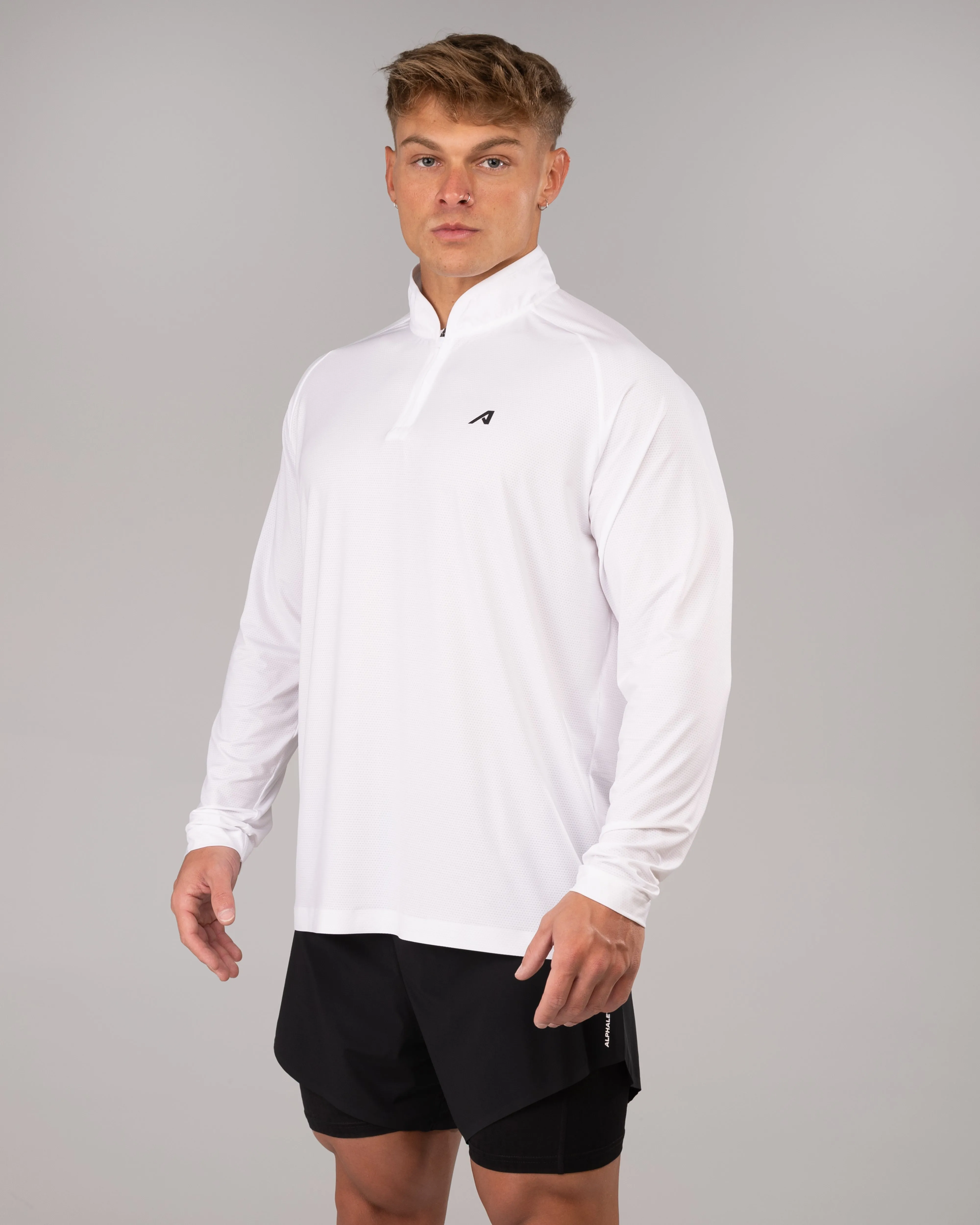 Racer Quarter Zip - White sold by Alphalete product image thumbnail 2