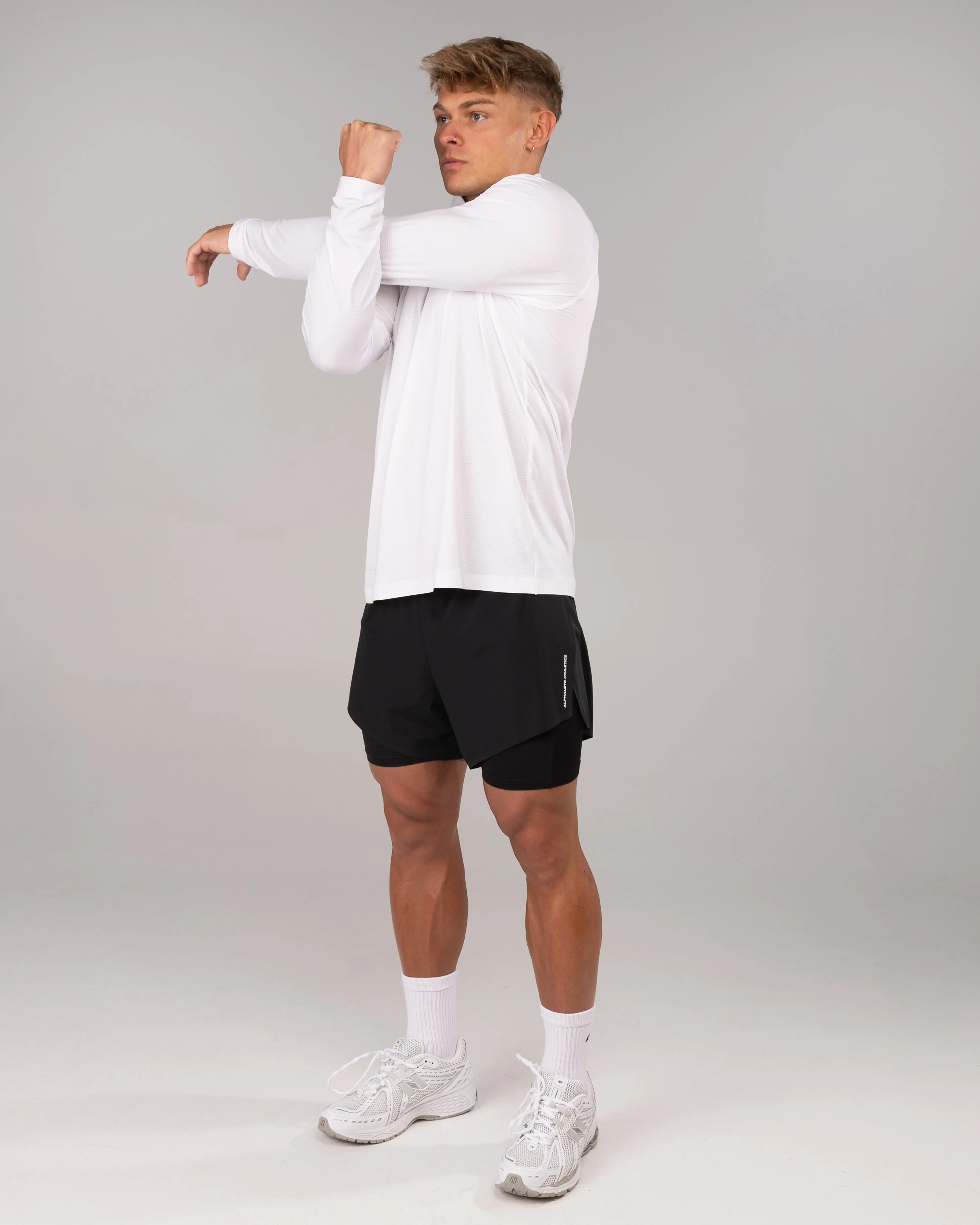 Racer Quarter Zip - White sold by Alphalete product image thumbnail 4