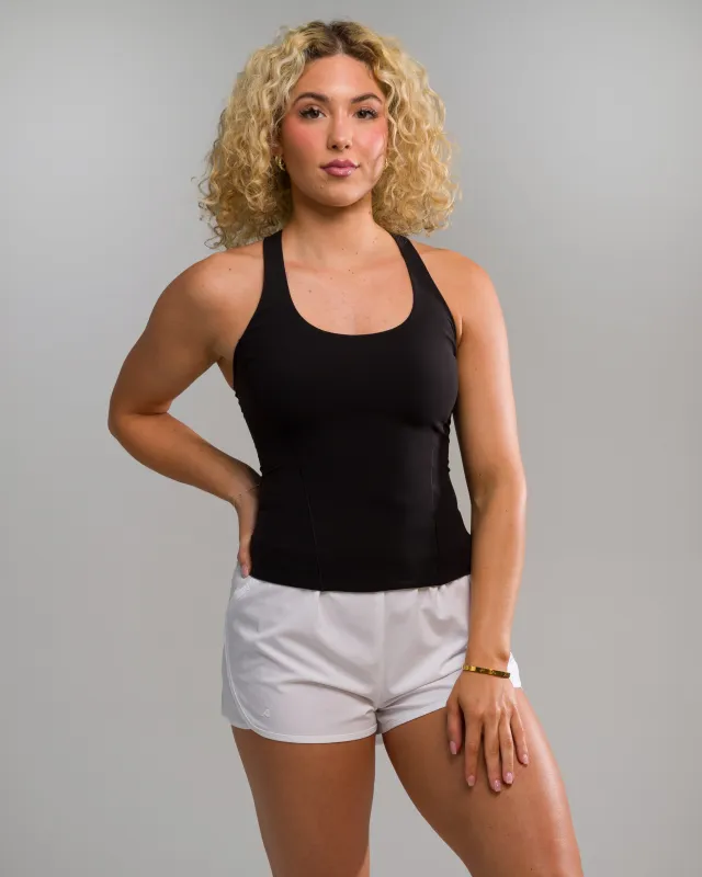 Flex Tank Long - Black sold by Alphalete