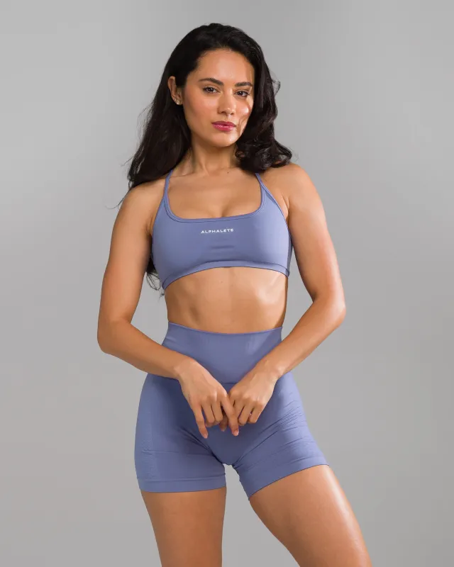 Amplify Open Back Bra - Bluebonnet sold by Alphalete