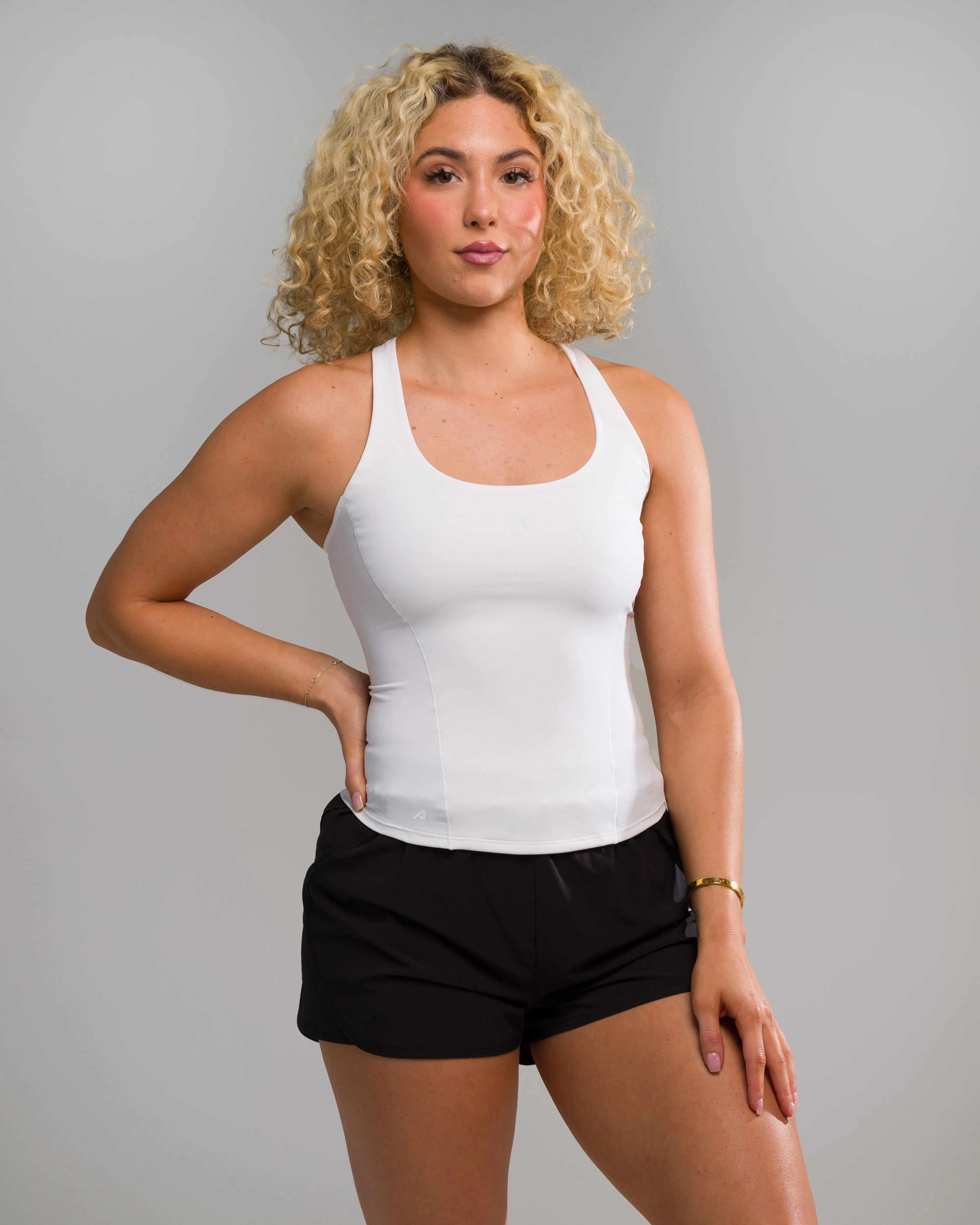 Flex Tank Long - White sold by Alphalete