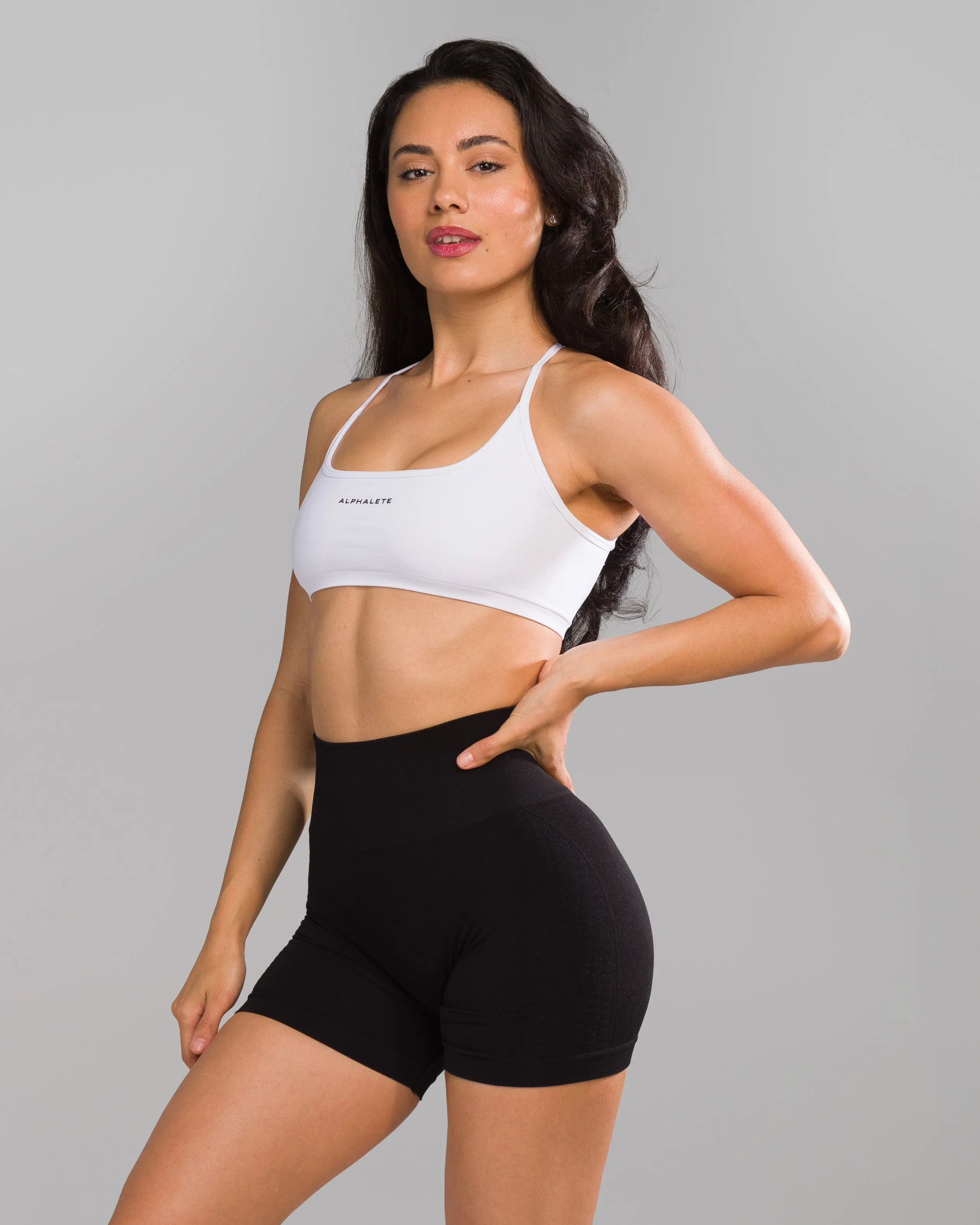 Amplify Open Back Bra - White sold by Alphalete product image thumbnail 2