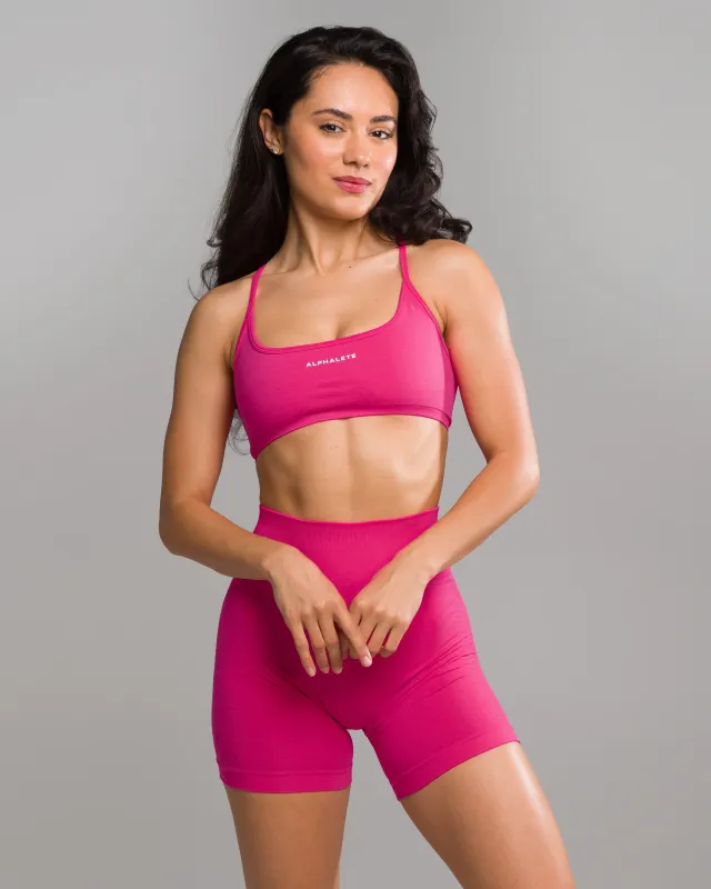 Amplify Open Back Bra - Bloom sold by Alphalete