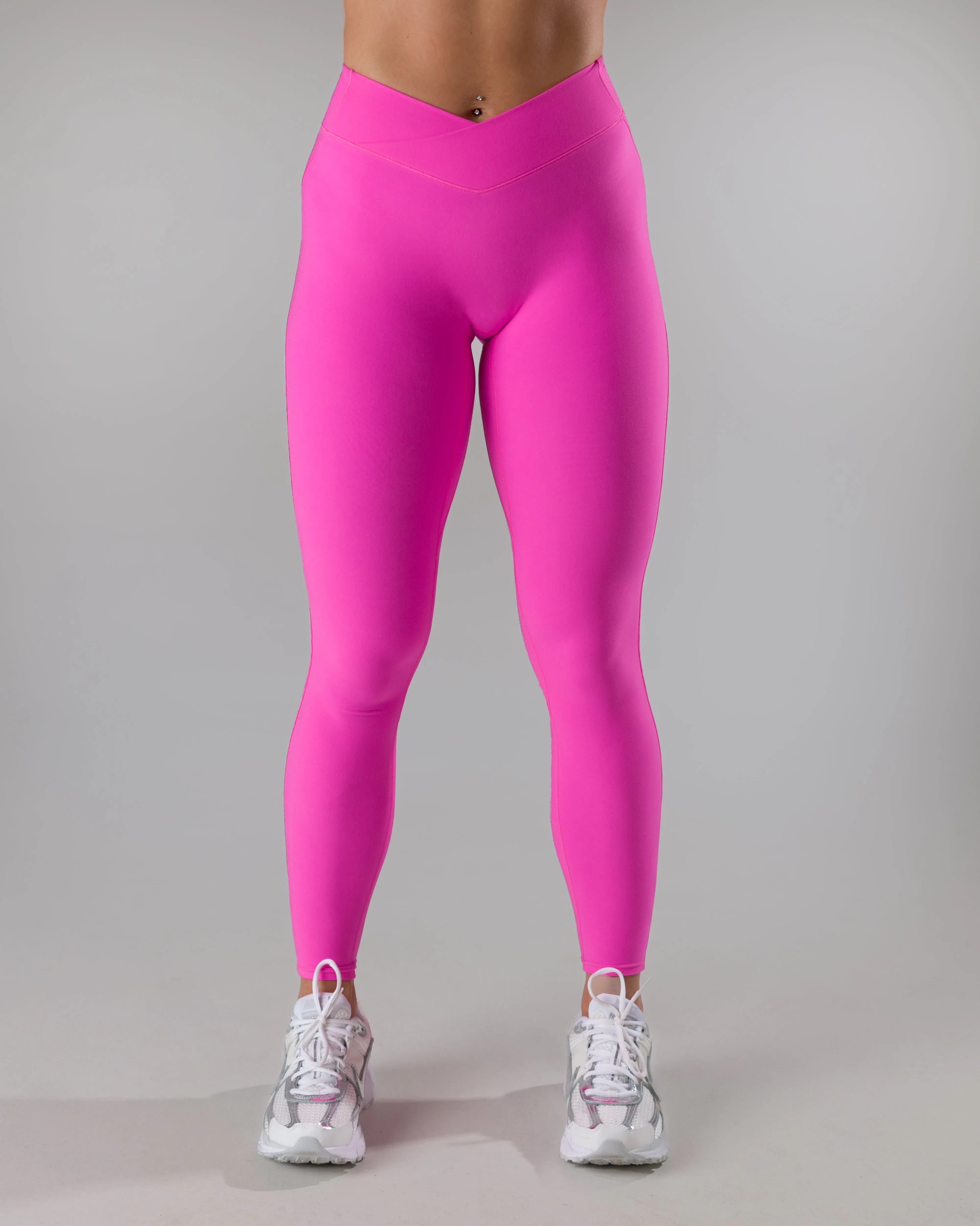 Wrap Mid Rise Legging - Malibu Pink sold by Alphalete