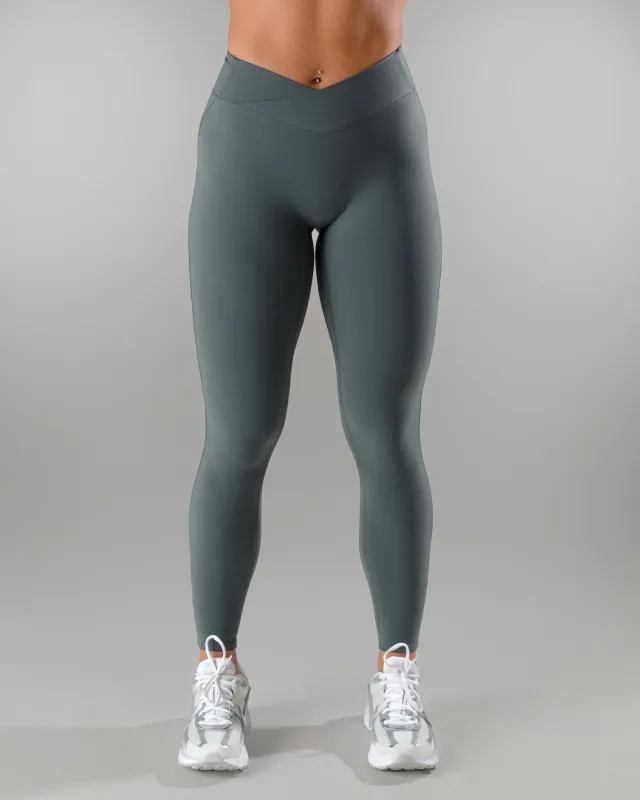 Wrap Legging - Dark Navy sold by Alphalete