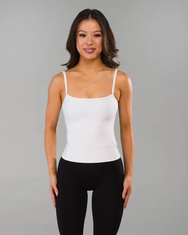 Basics Cami Tank - White sold by Alphalete