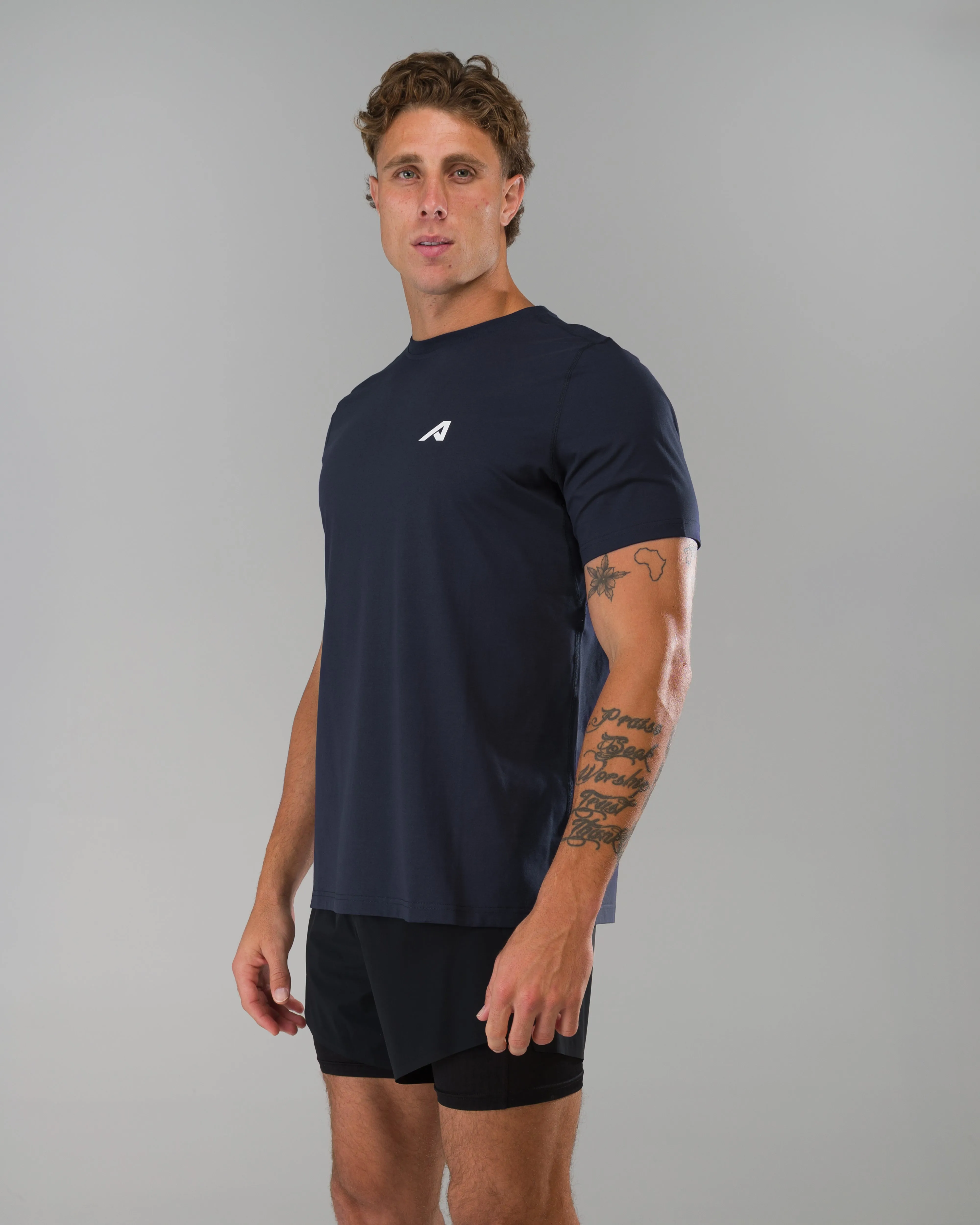 Momentum Tee - Core Navy sold by Alphalete product image thumbnail 2
