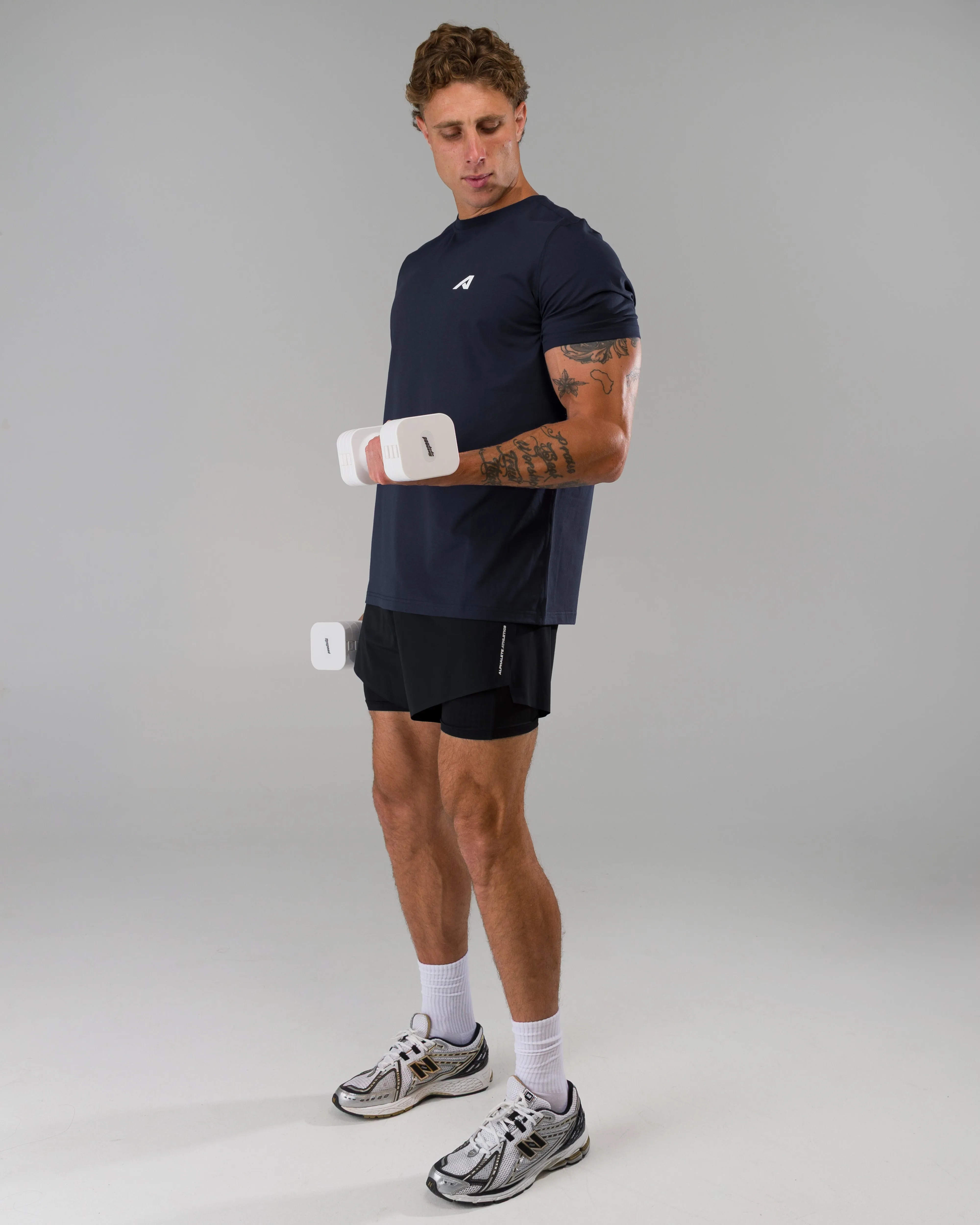 Momentum Tee - Core Navy sold by Alphalete product image thumbnail 4