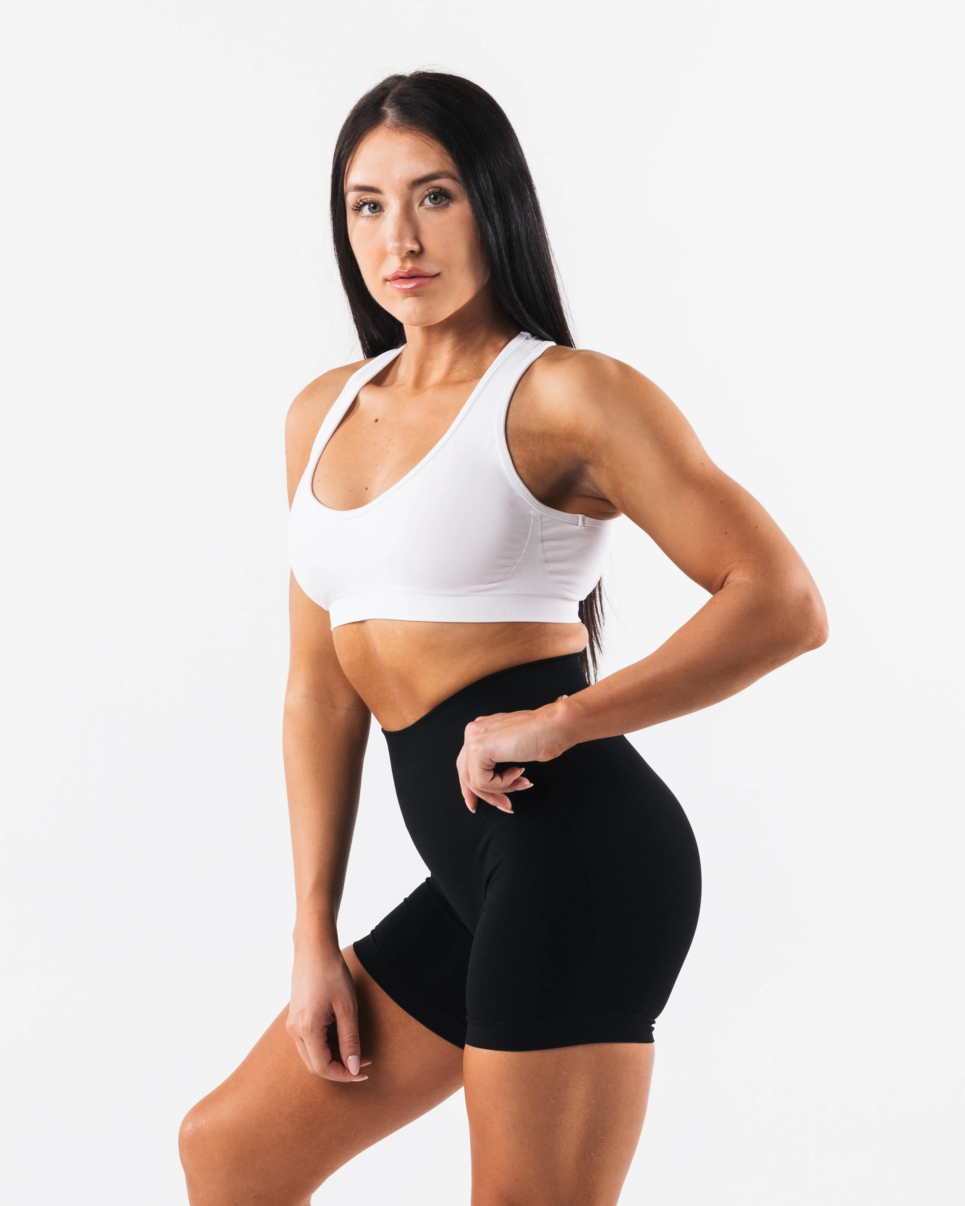 Amplify Contour Bra - White sold by Alphalete product image thumbnail 4