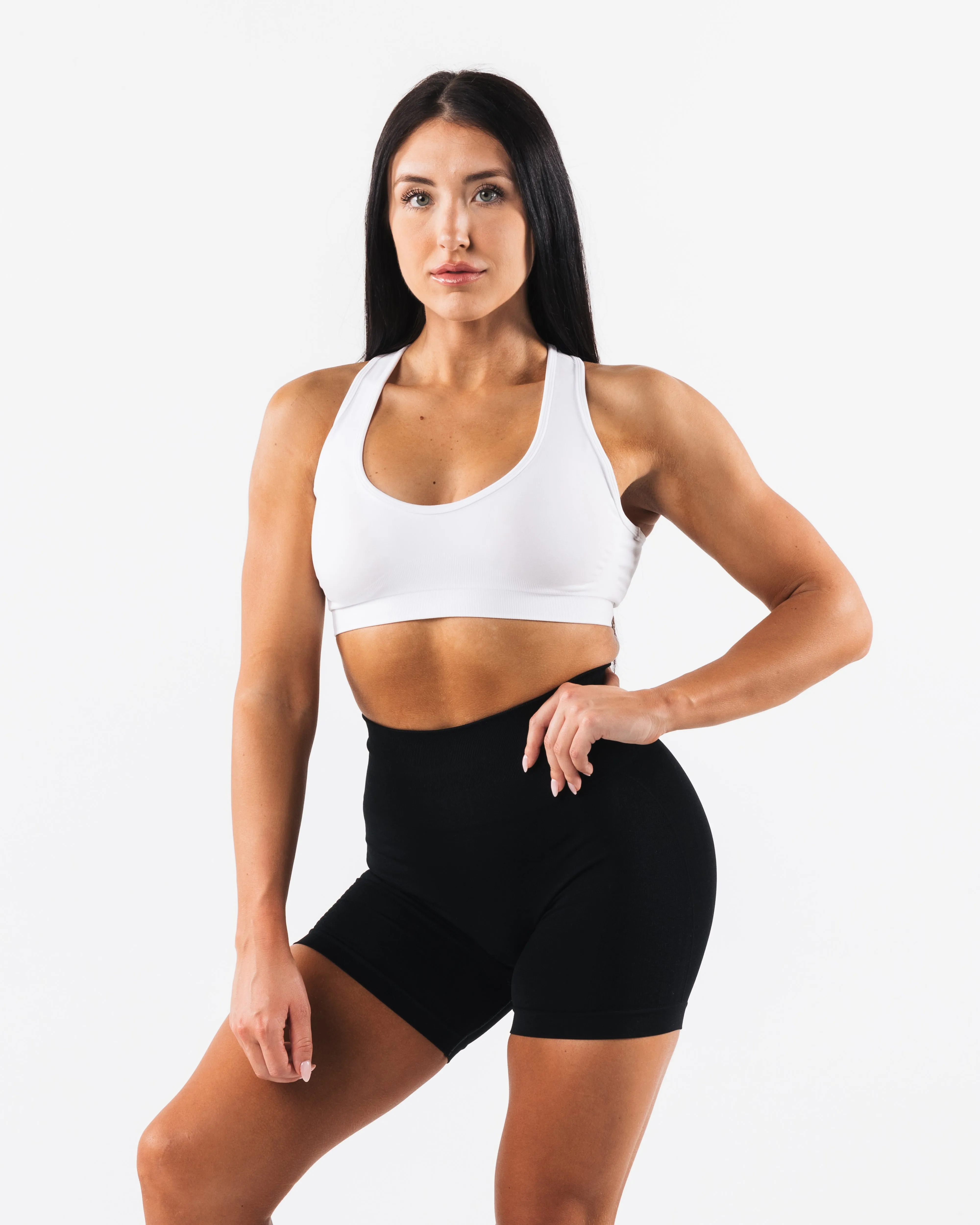 Amplify Contour Bra - White sold by Alphalete