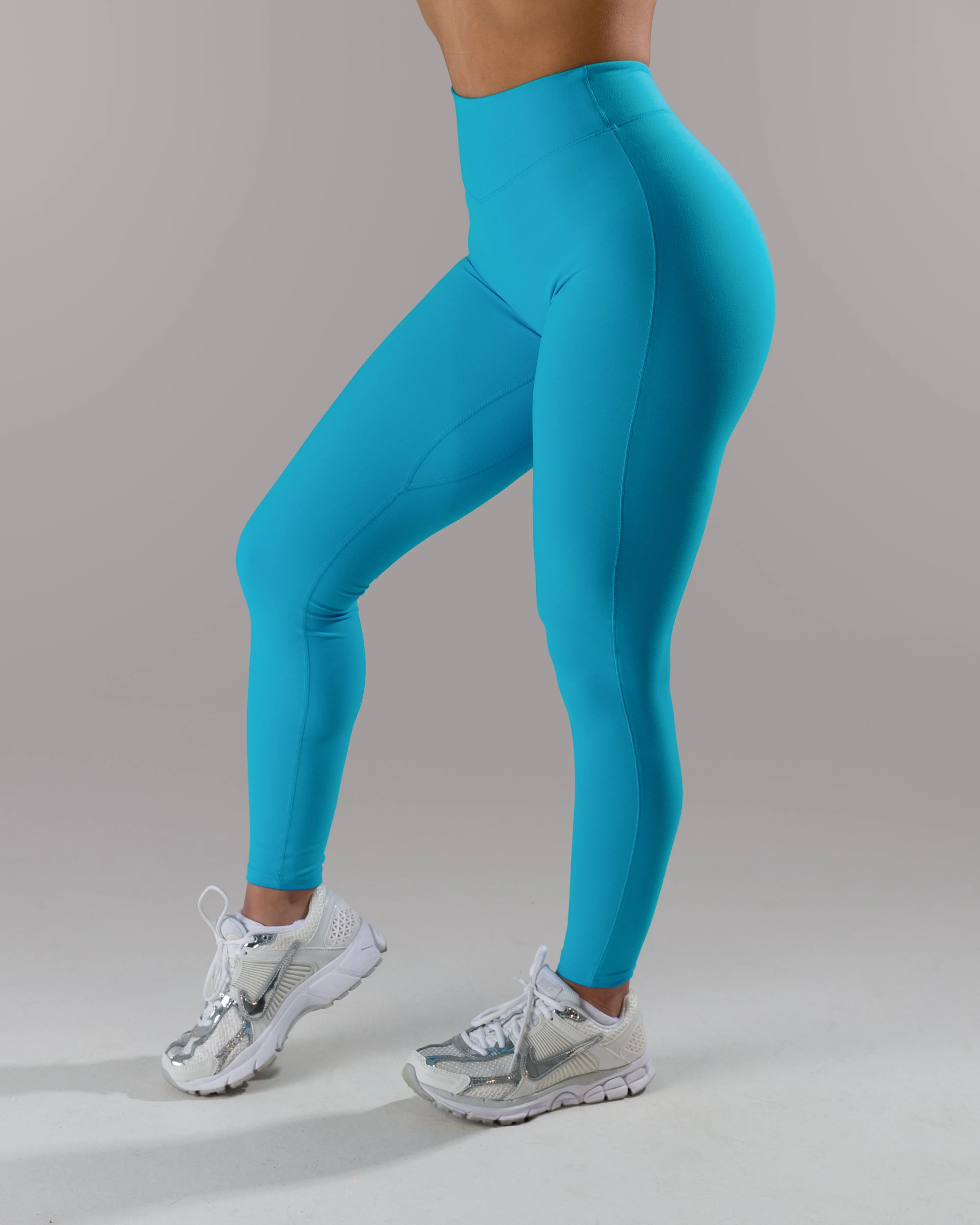 Dip Back Mid Rise Legging - Cerulean sold by Alphalete product image thumbnail 3