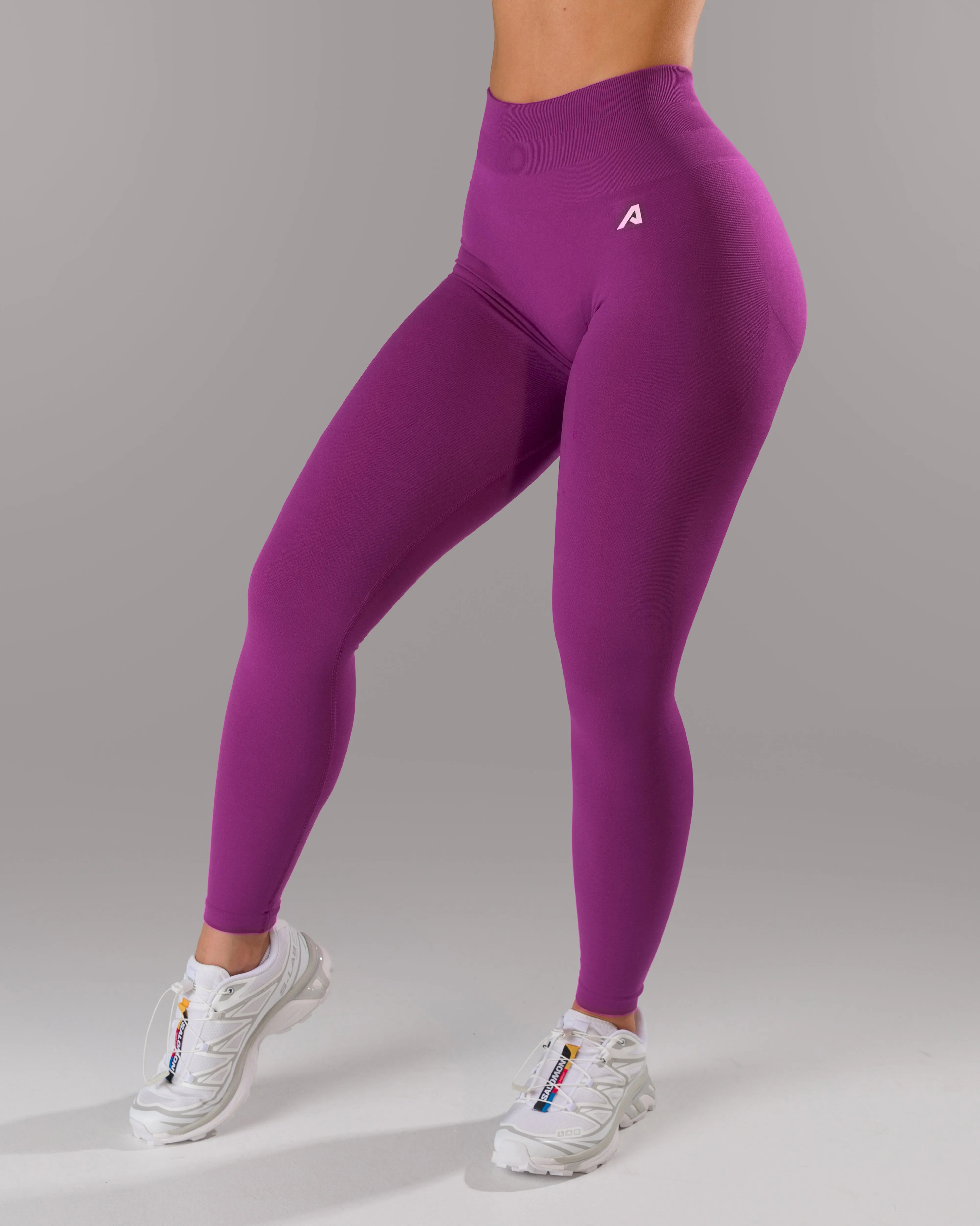 Pump Mid Rise Legging - Acai Berry sold by Alphalete product image thumbnail 2