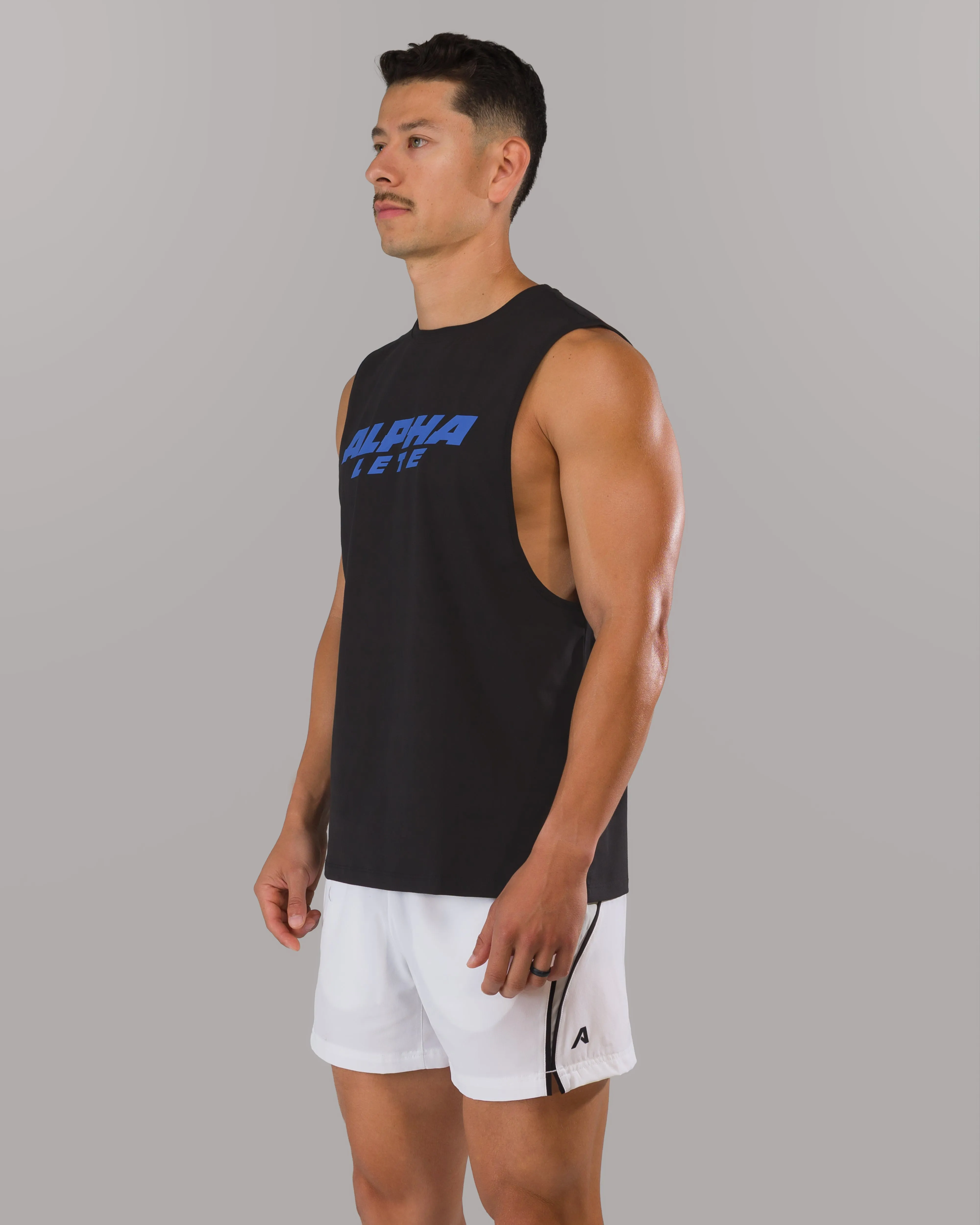 Force Core Cutoff - Black / Varsity Blue sold by Alphalete product image thumbnail 2