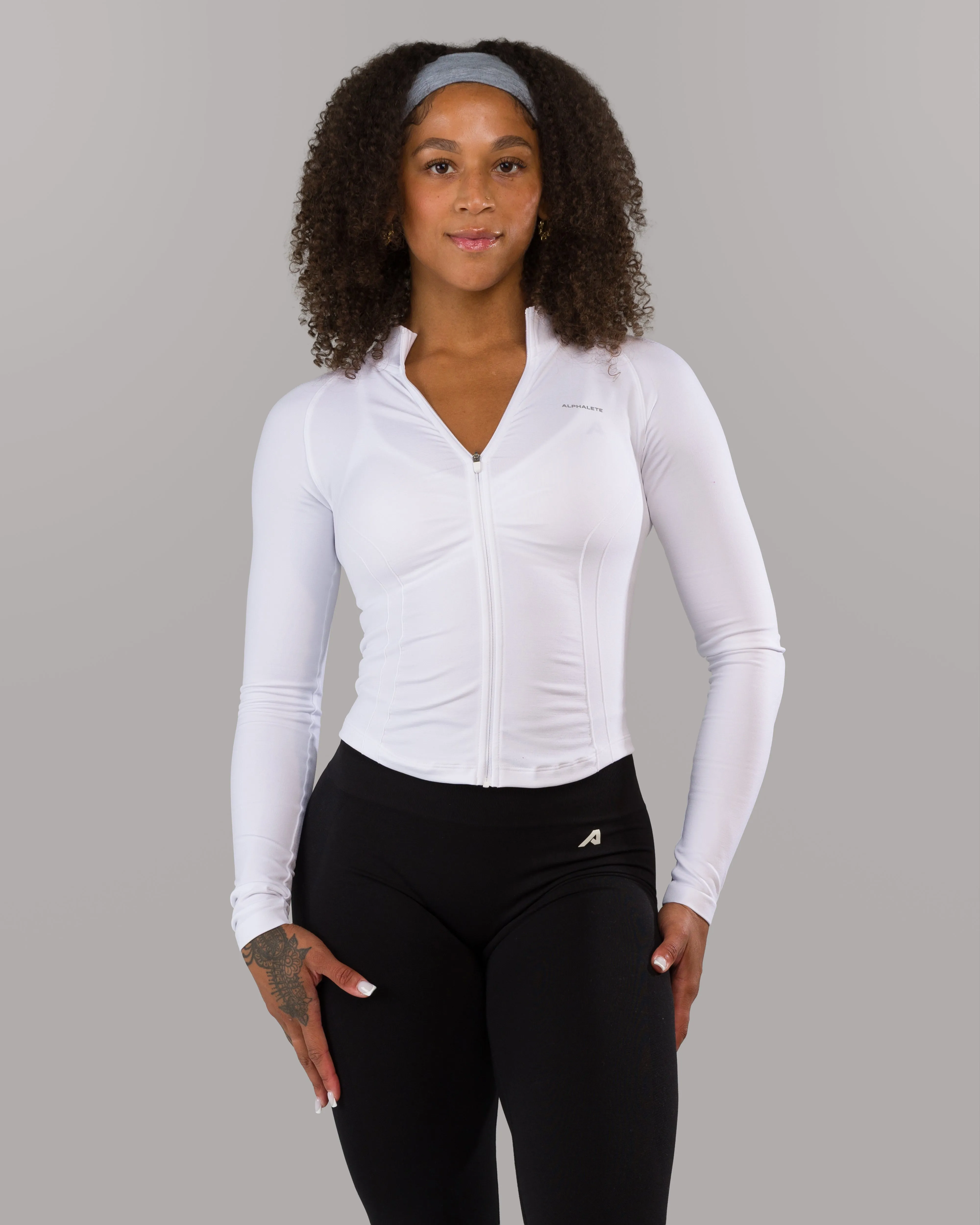 Shape Jacket - White sold by Alphalete